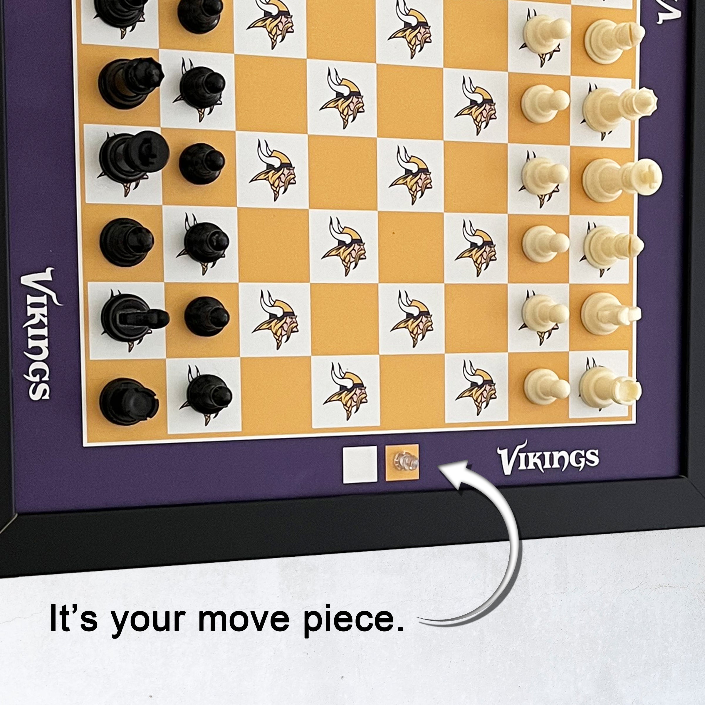 Minnesota Vikings Magnetic Chess Set