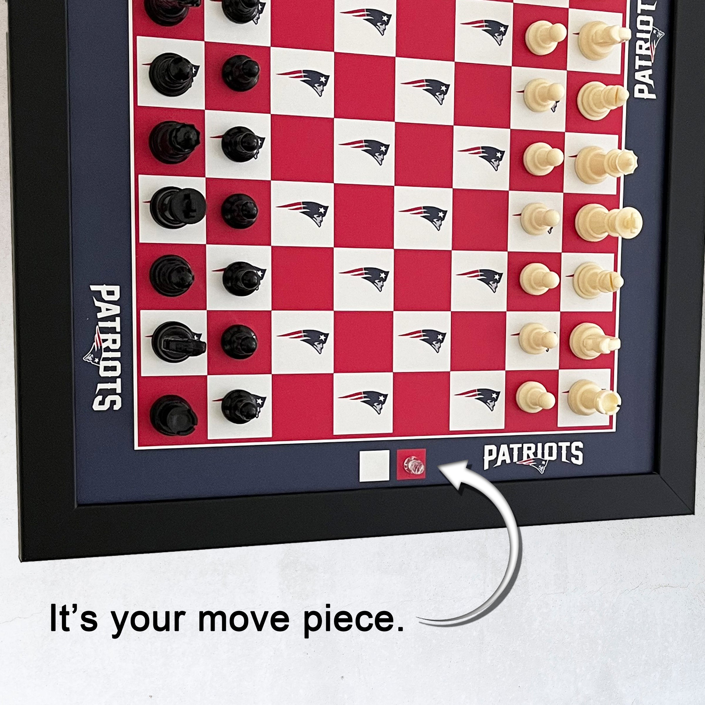 New England Patriots Magnetic Chess Set