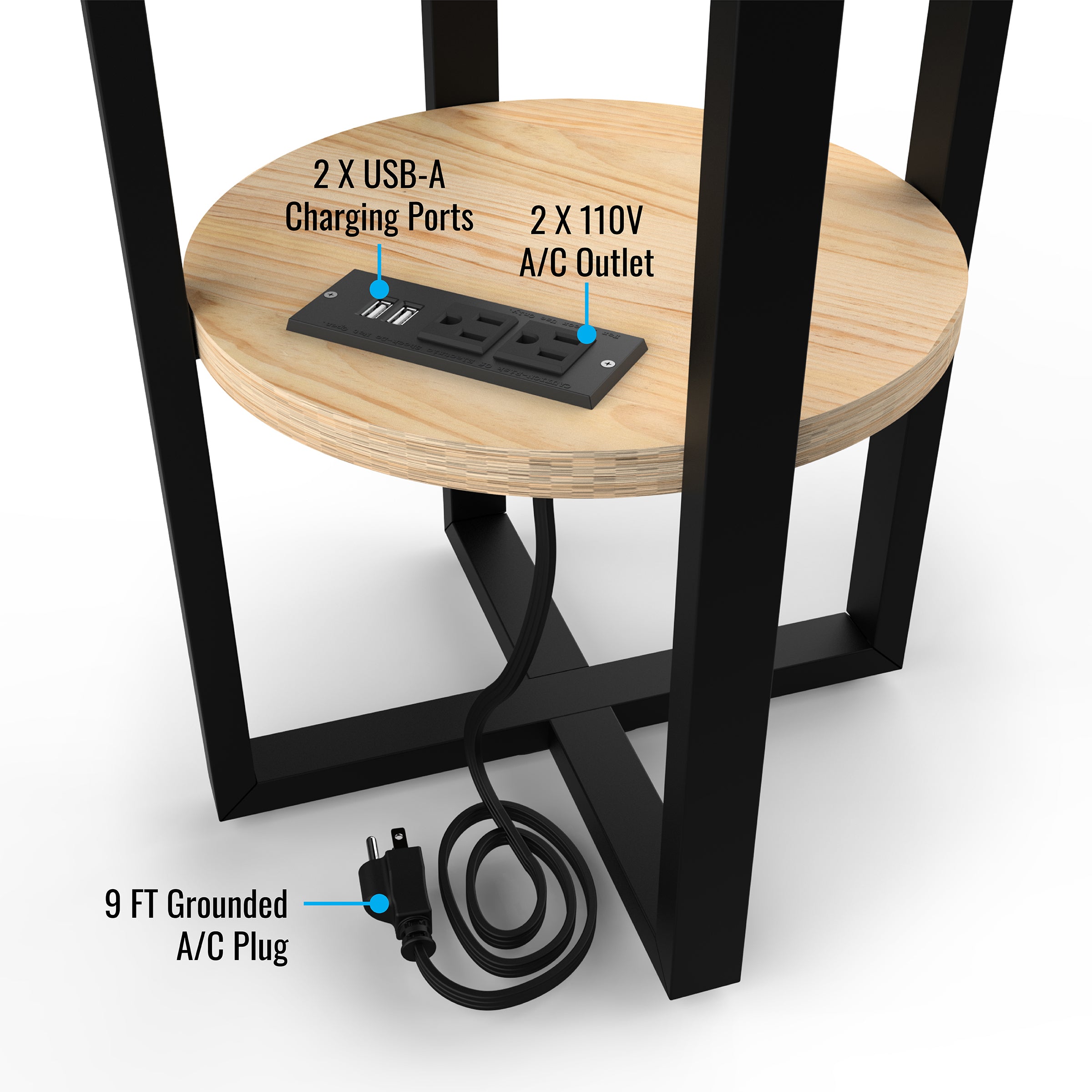 Minnesota Vikings Side table with Charger