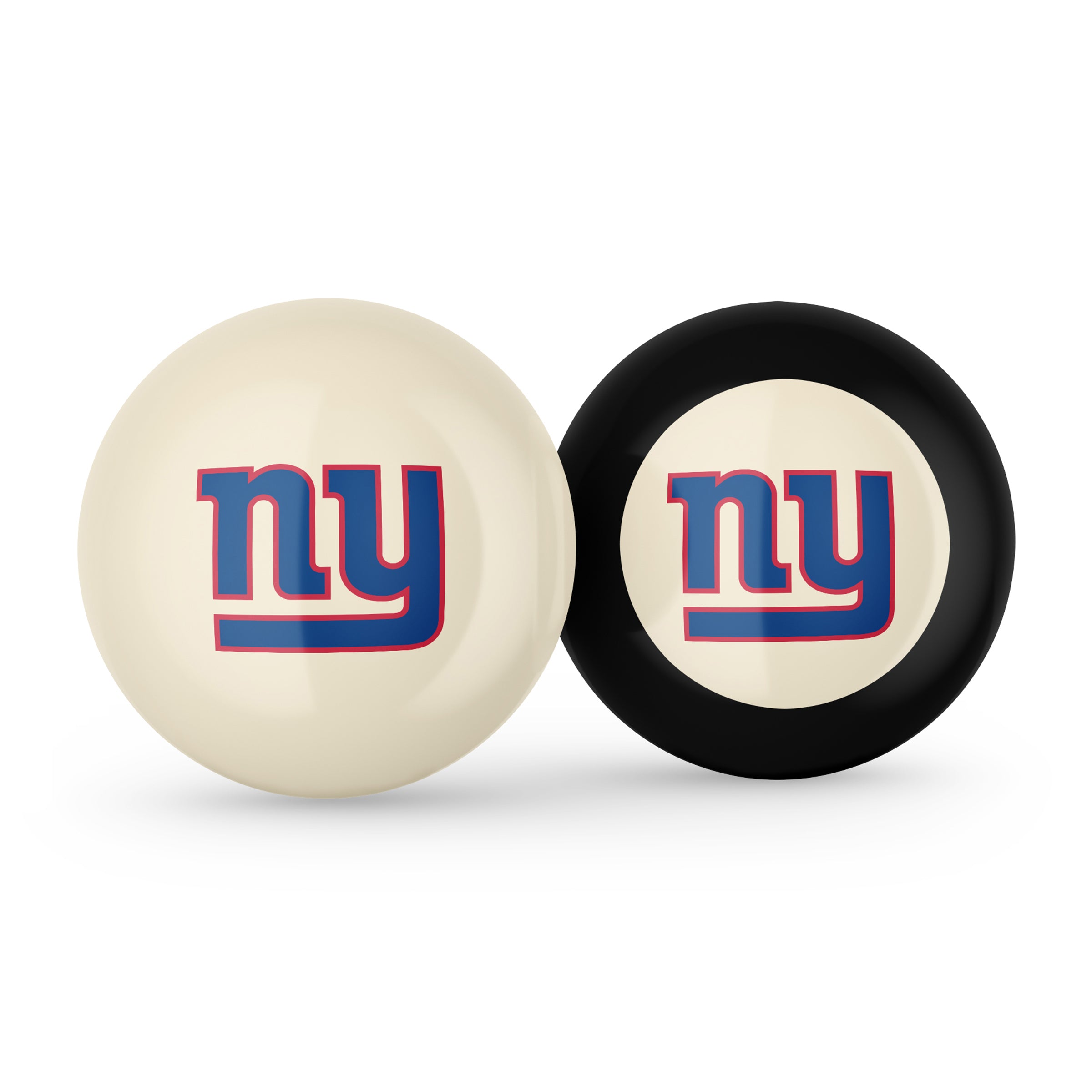 New York Giants Logo Cue Ball & 8 Ball