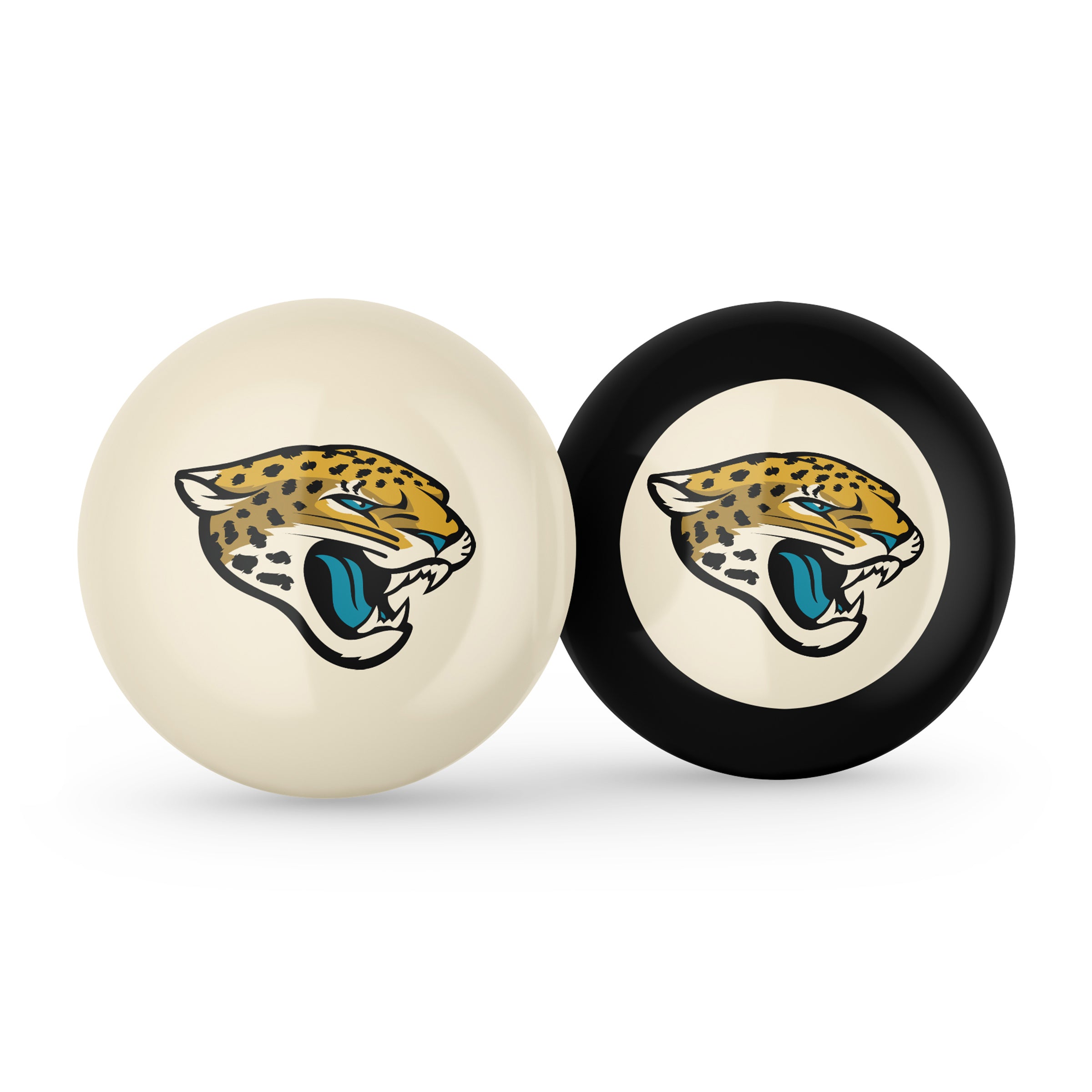 Jacksonville Jaguars Logo Cue Ball & 8 Ball