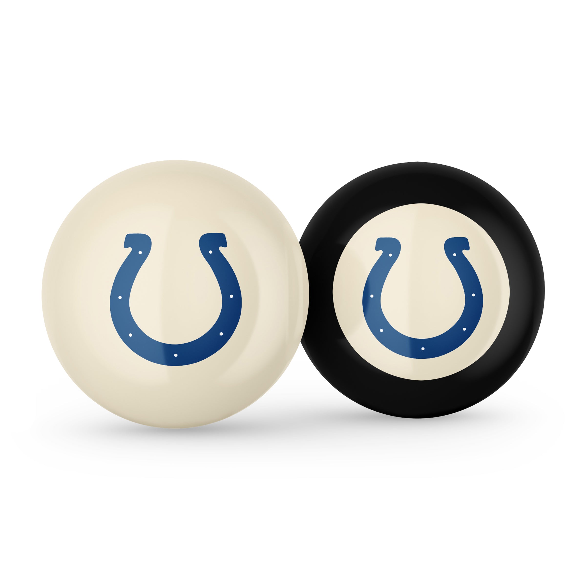 Indianapolis Colts Logo Cue Ball & 8 Ball