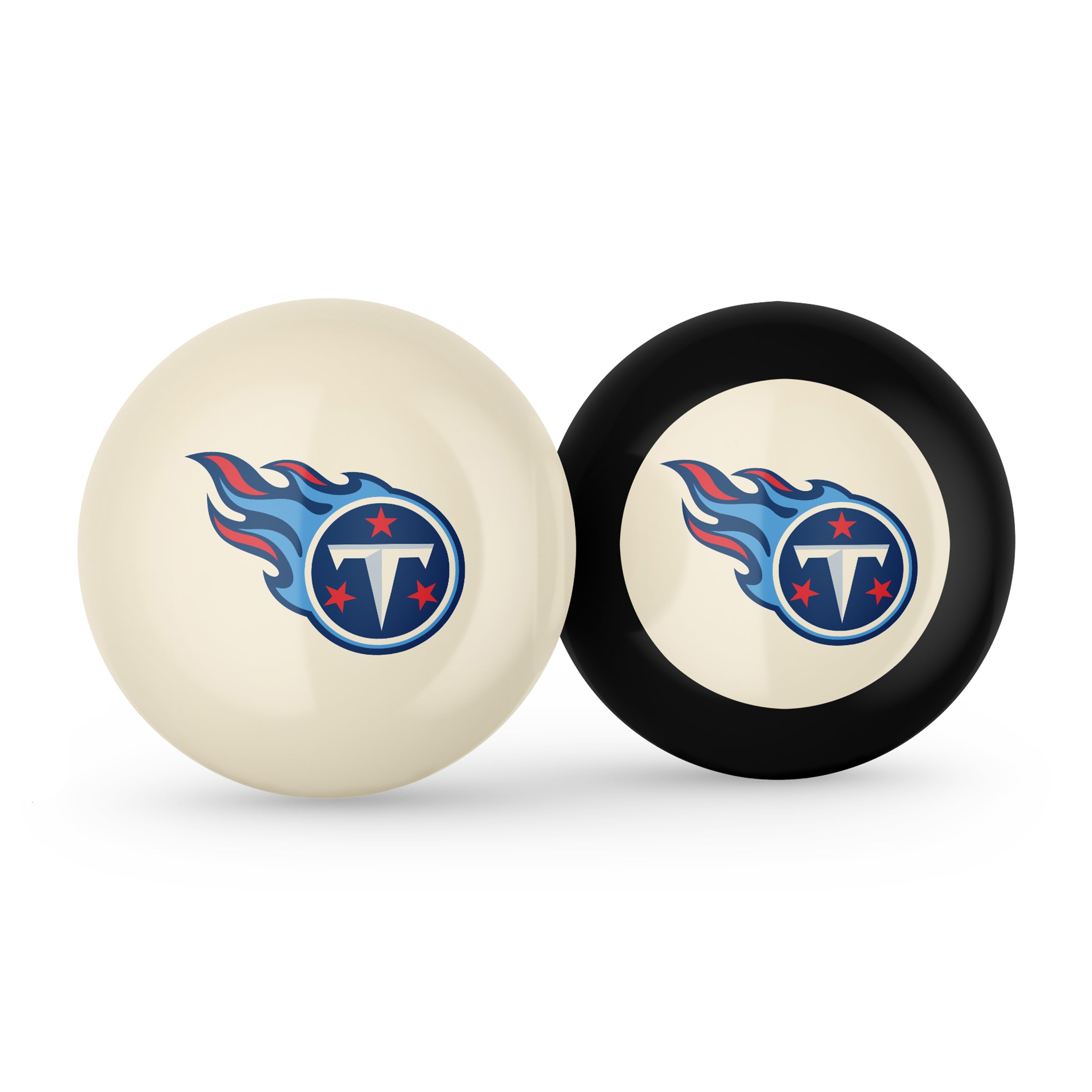 Tennessee Titans Logo Cue Ball & 8 Ball