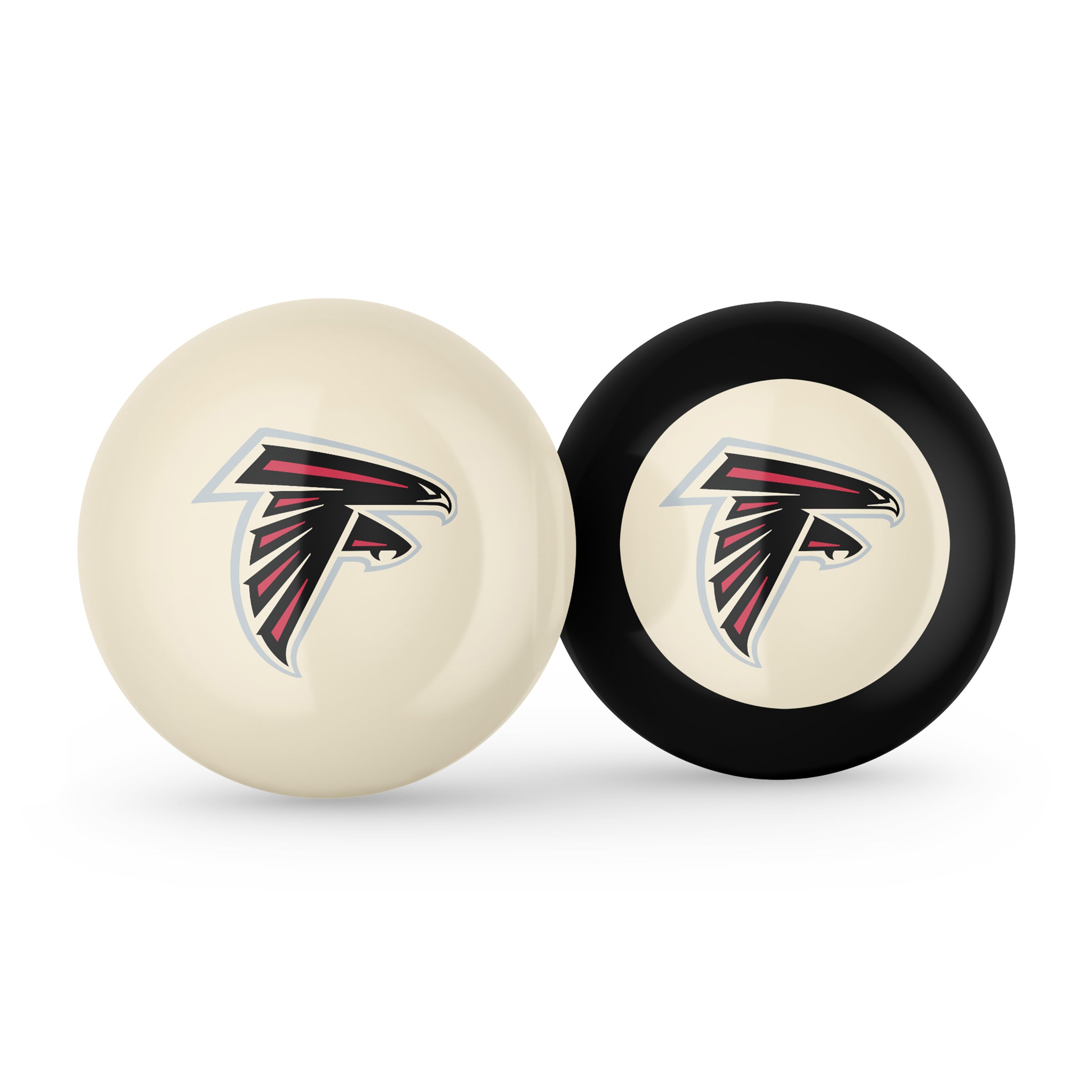 Atlanta Falcons Logo Cue Ball & 8 Ball