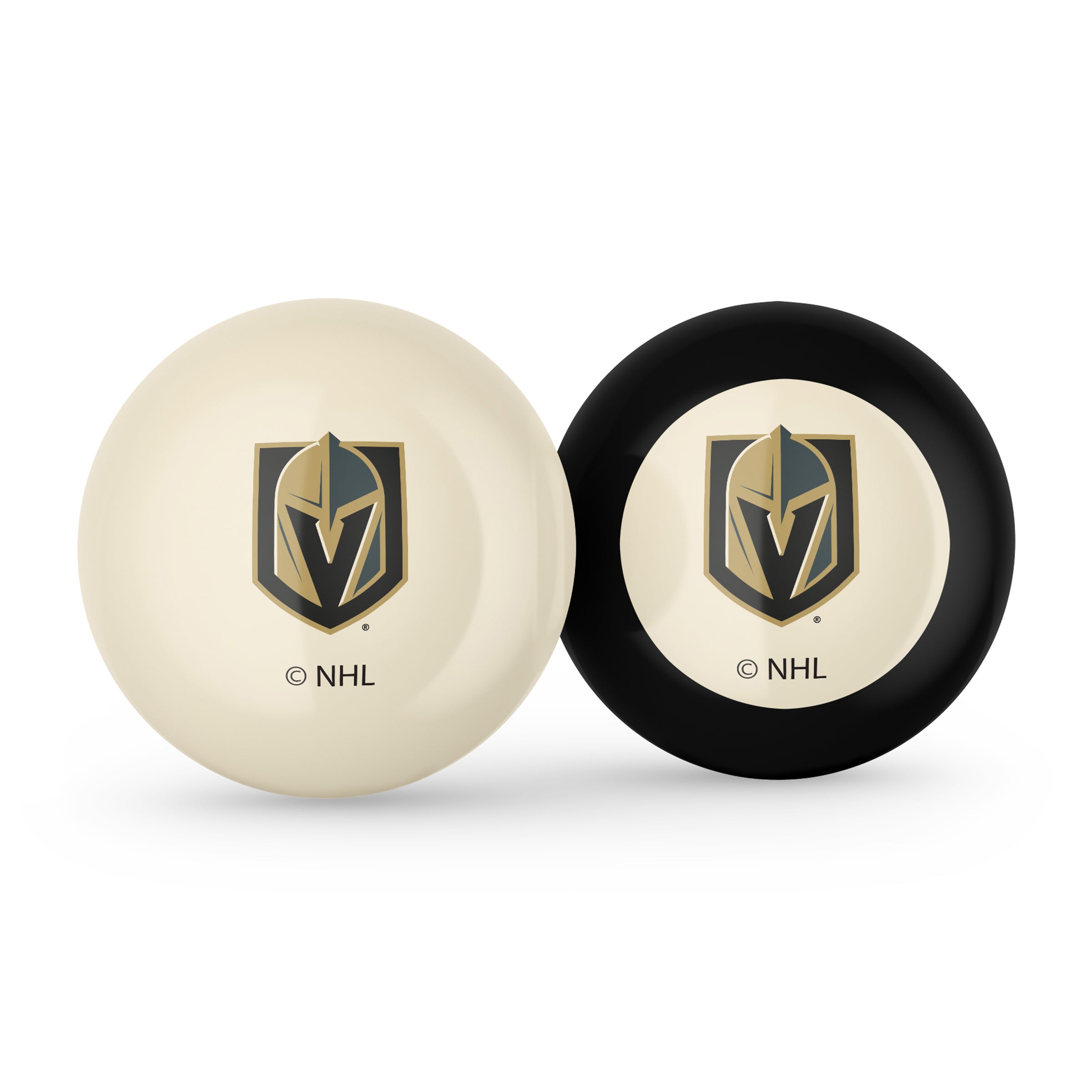 Golden Knights Logo Cue Ball & 8 Ball