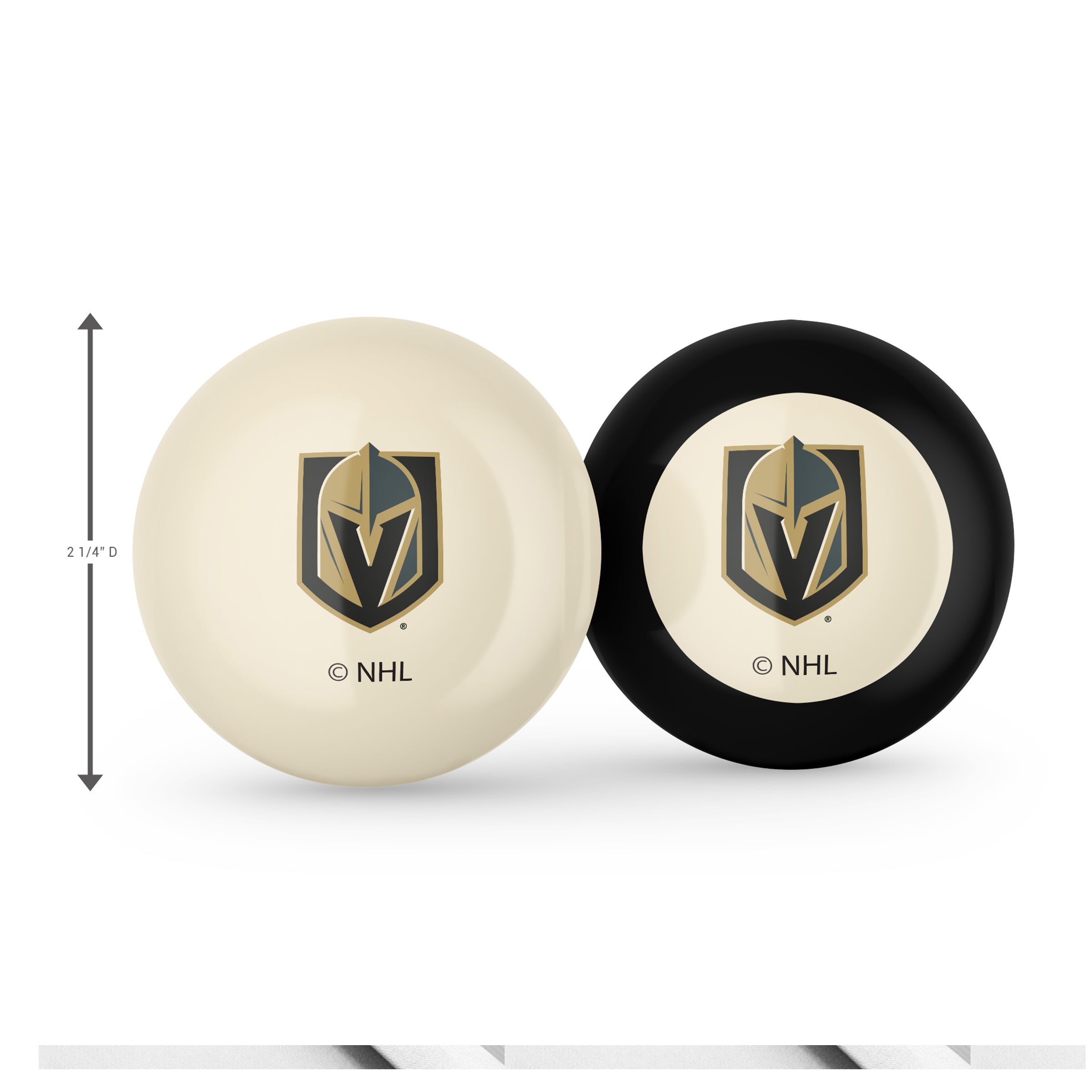 Golden Knights Logo Cue Ball & 8 Ball