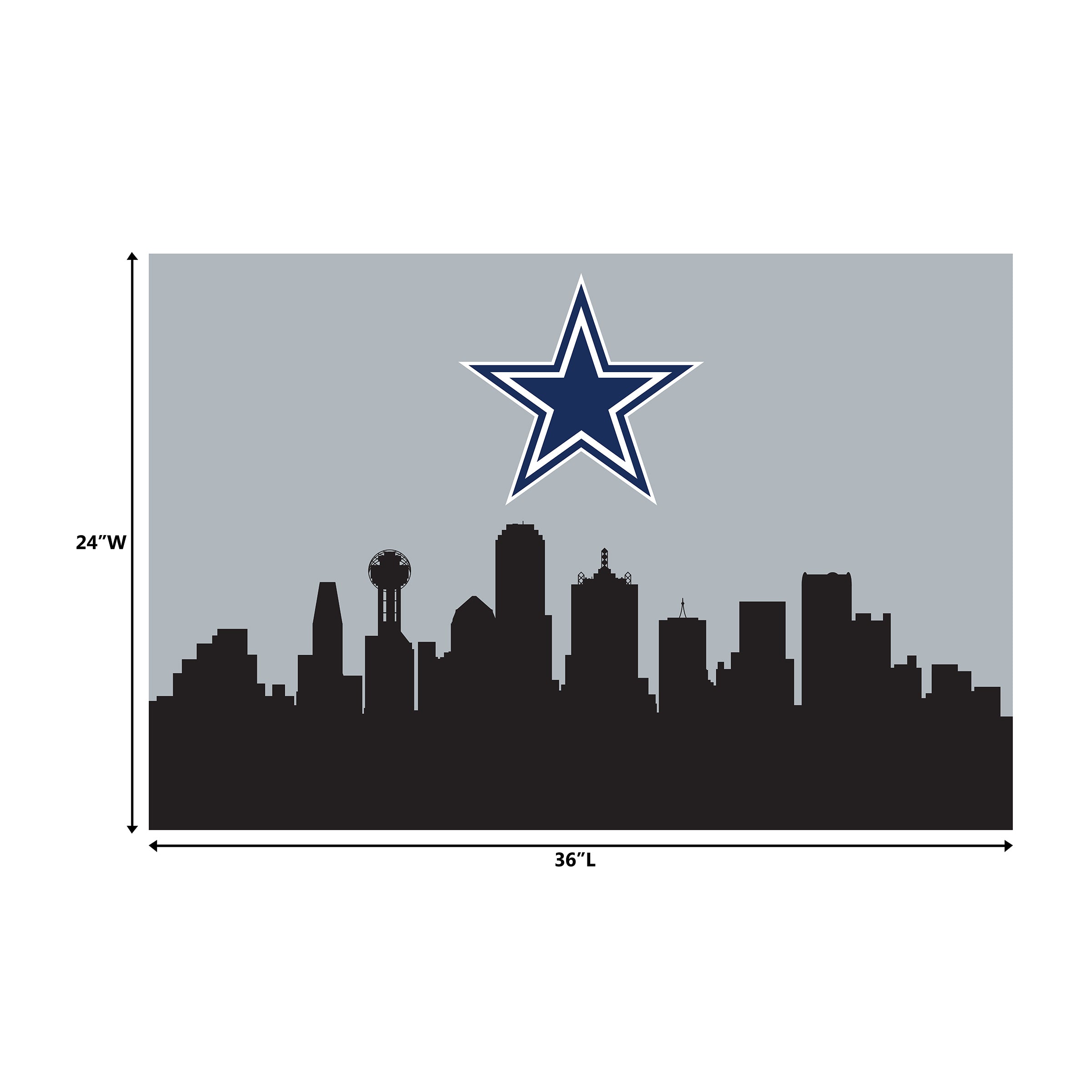 Dallas Cowboys 2x3 Hometown Washable Area Rug