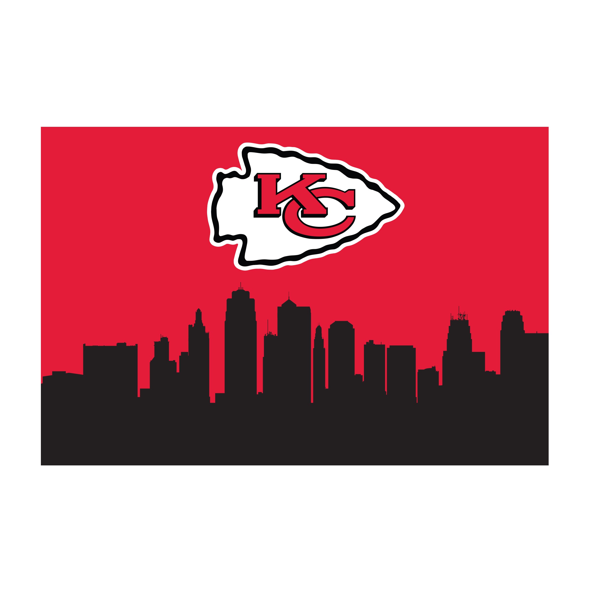 Kansas City Chiefs 2x3 Hometown Washable Area Rug