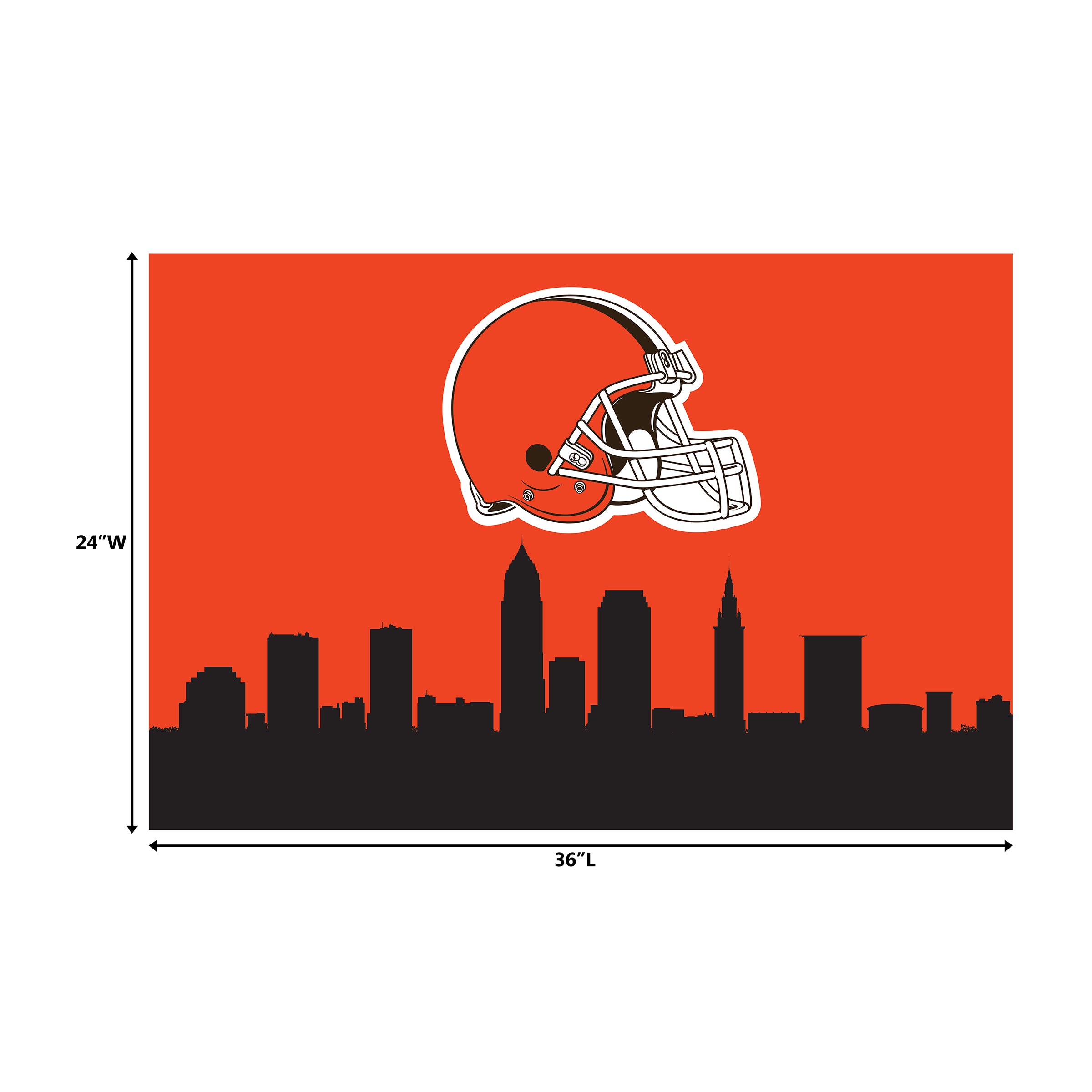 Cleveland Browns 2x3 Hometown Washable Area Rug