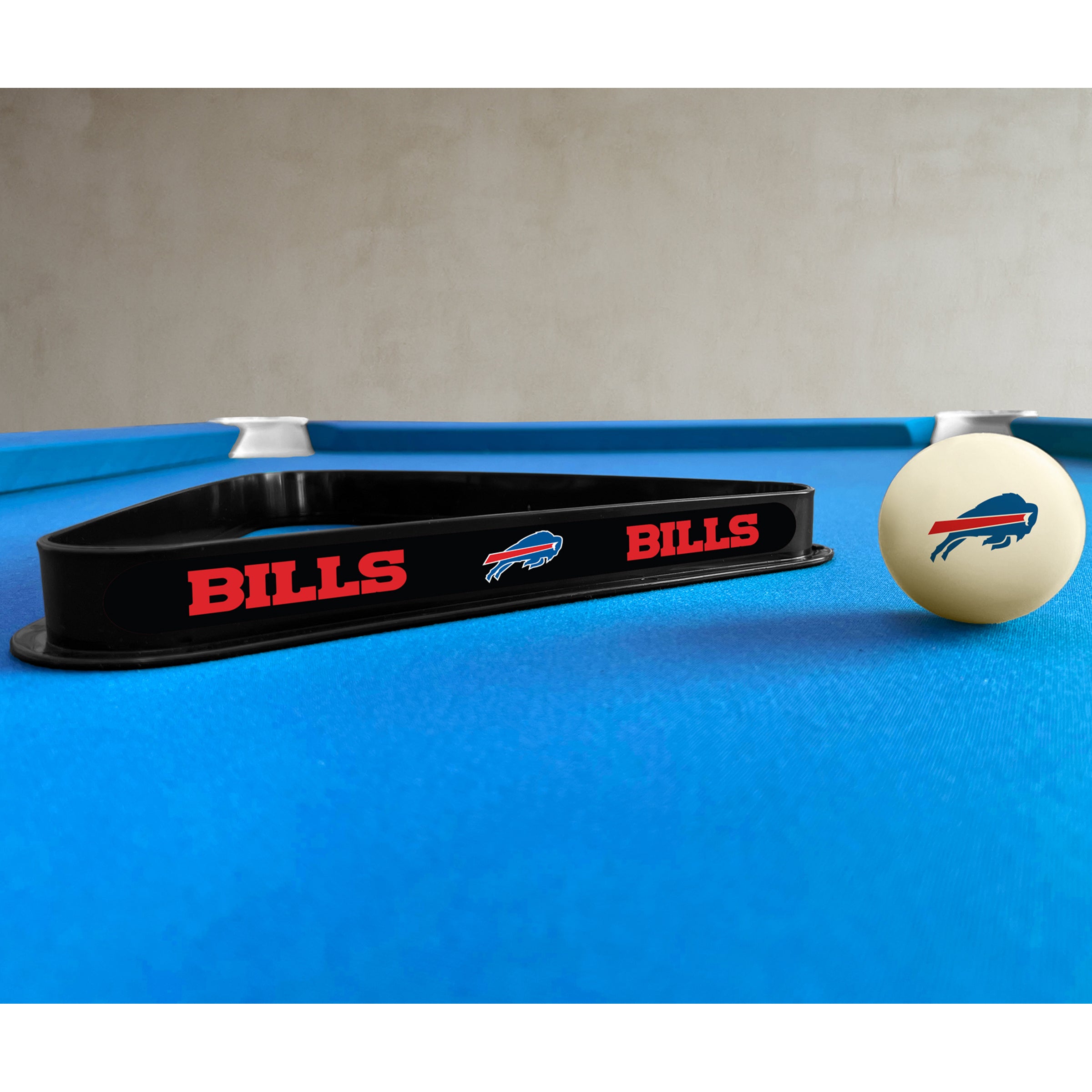 Buffalo Bills Cue Ball & Ball Rack