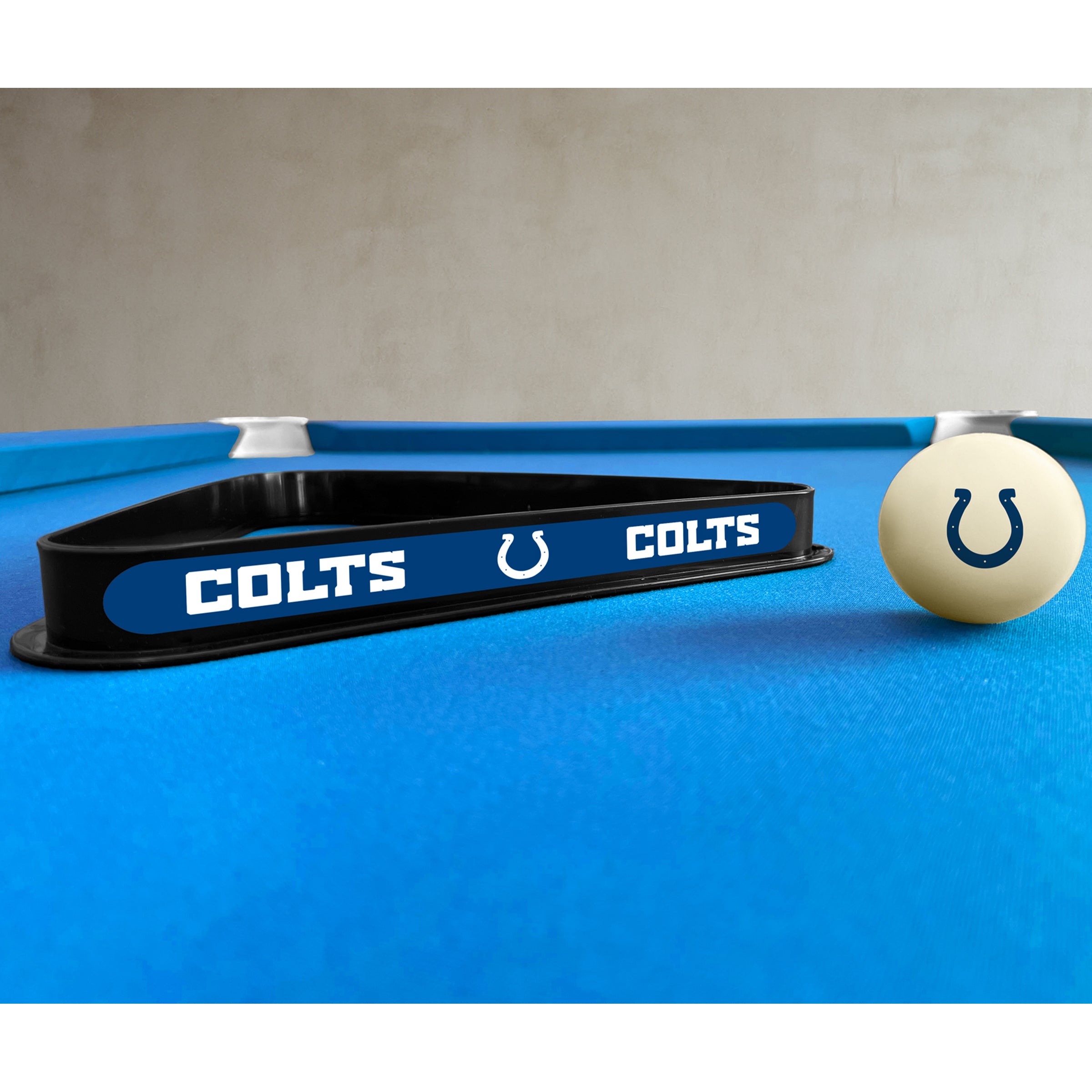 Indianapolis Colts Cue Ball & Ball Rack