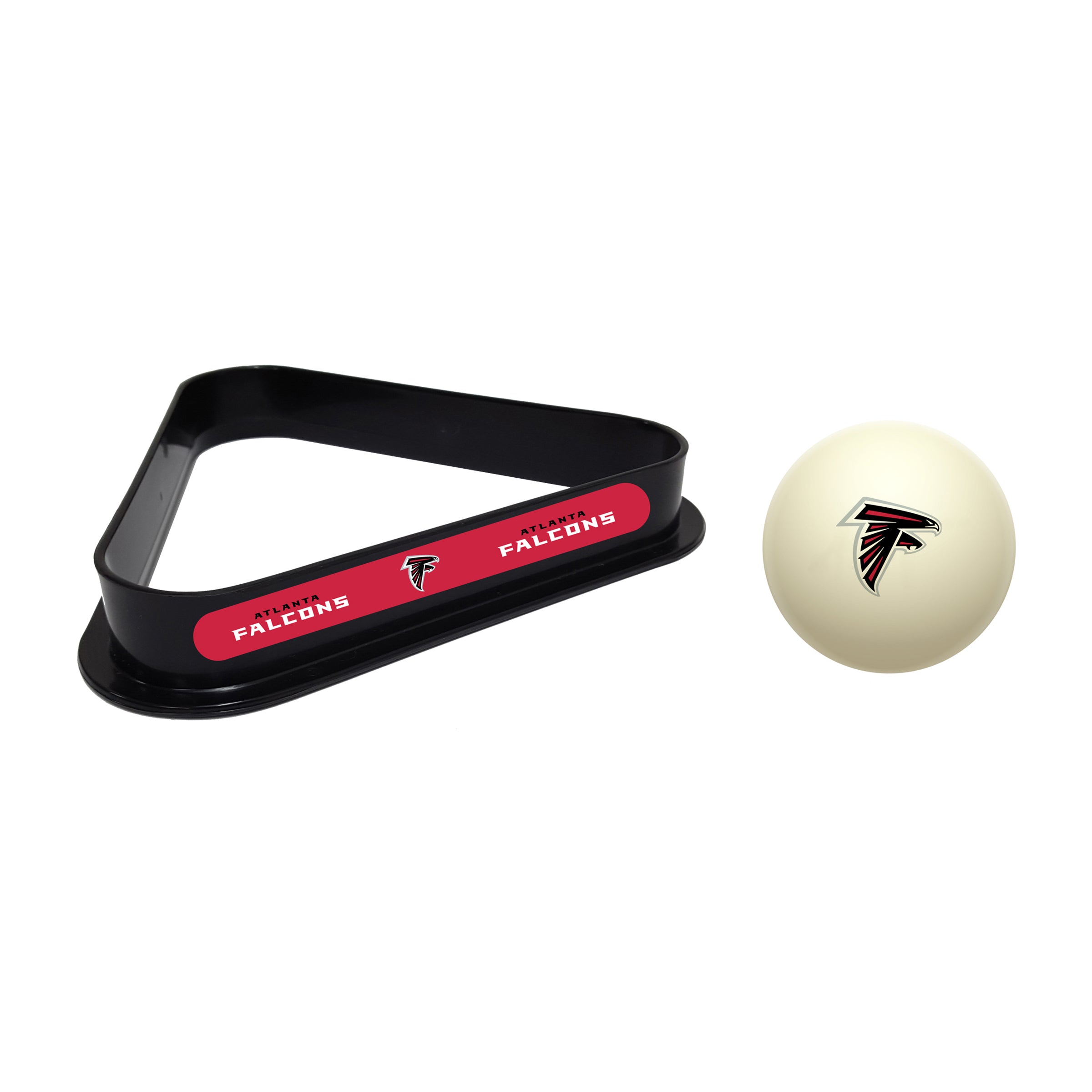 Atlanta Falcons Cue Ball & Ball Rack