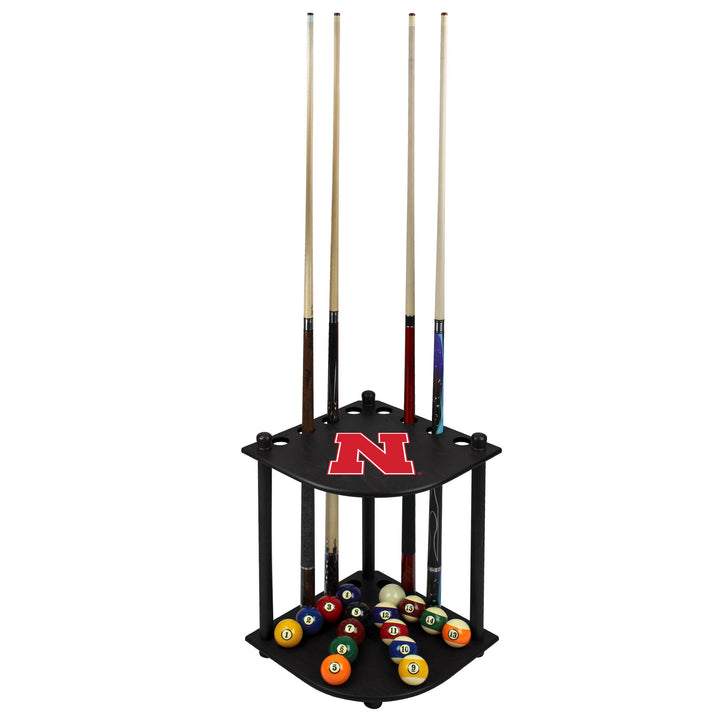 Univ Of Nebraska Corner Cue Rack