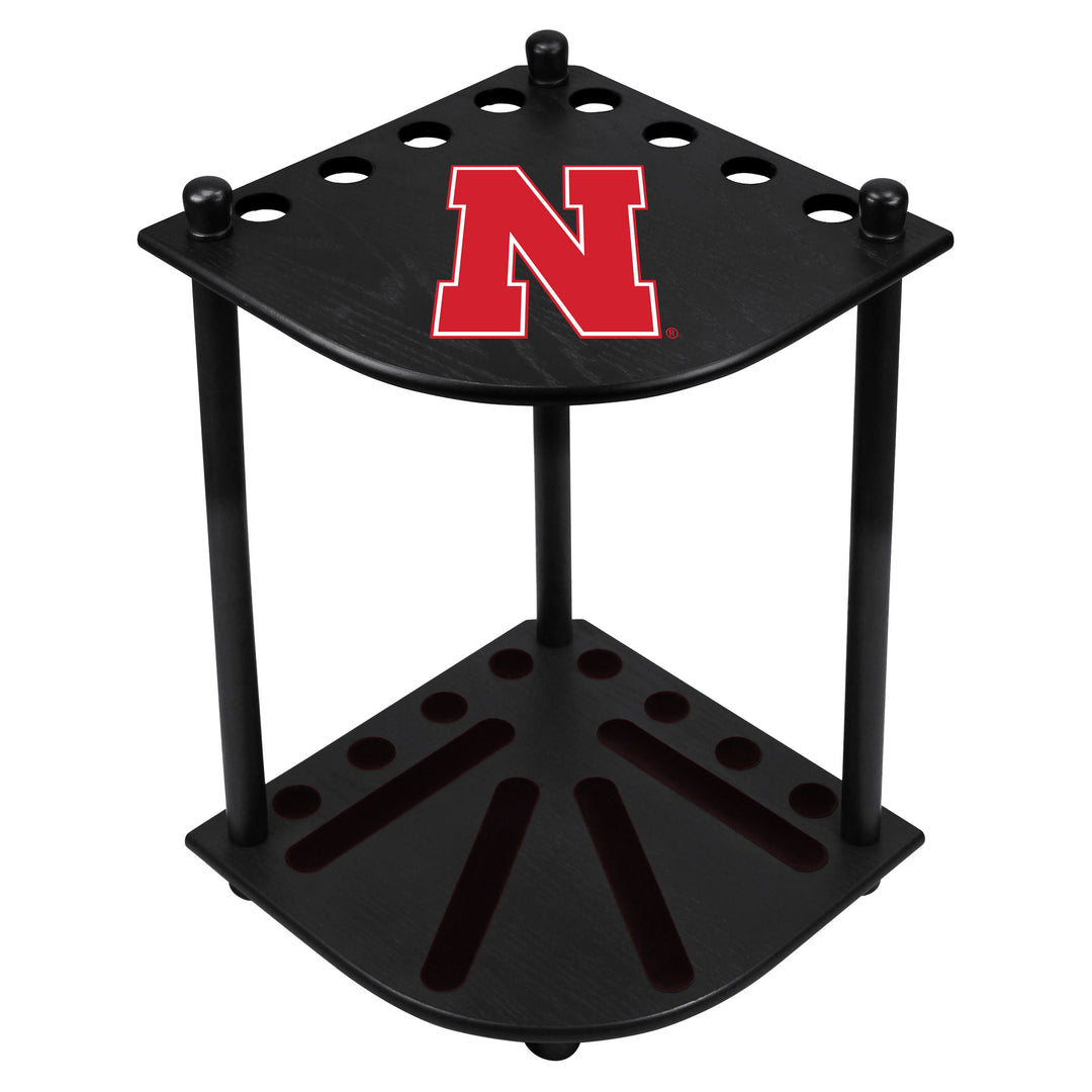 Univ Of Nebraska Corner Cue Rack