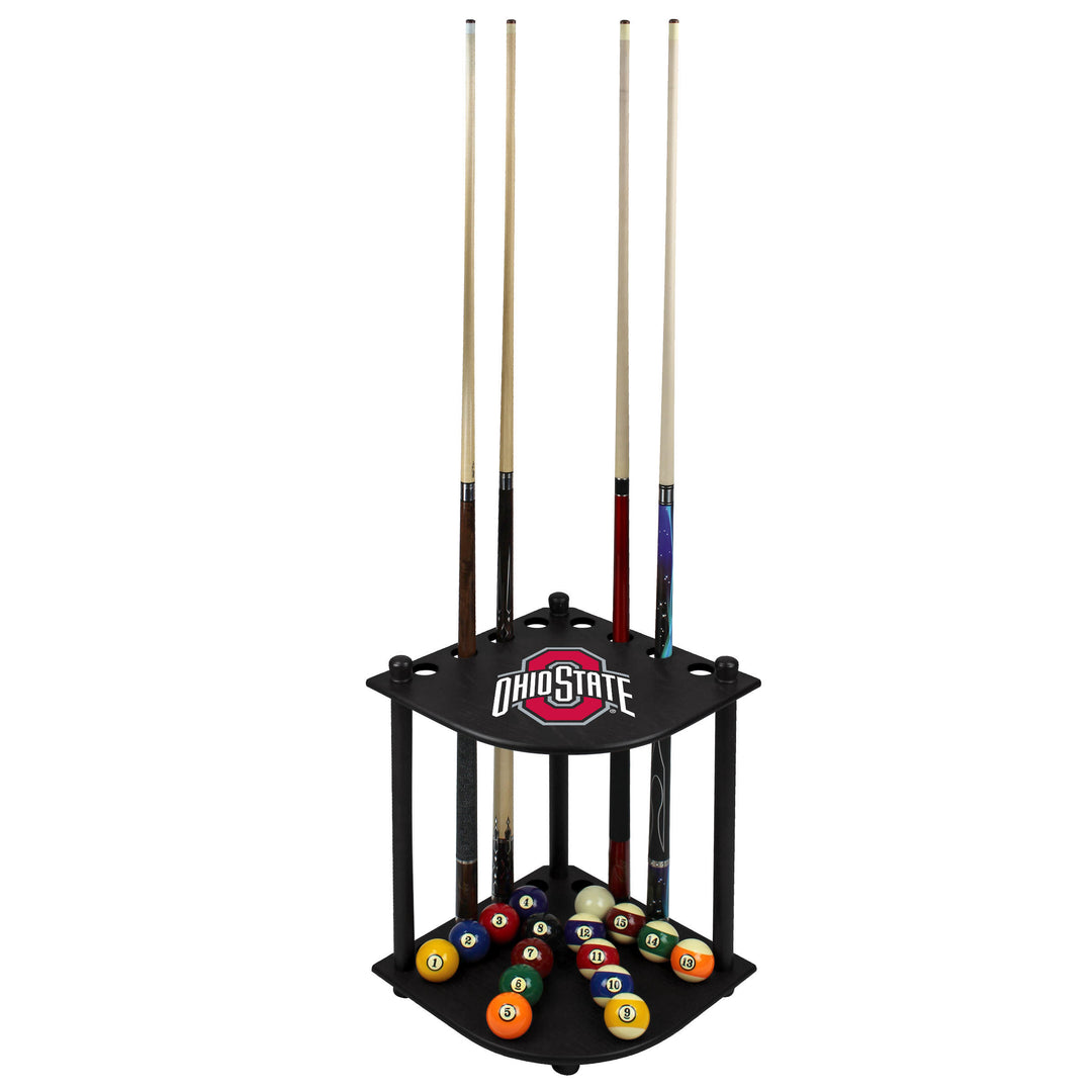 Ohio State Corner Cue Rack