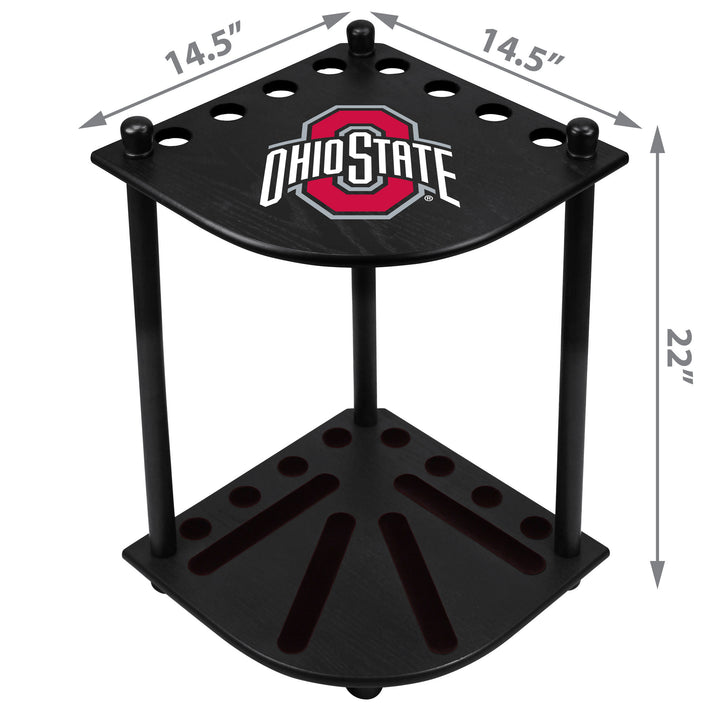 Ohio State Corner Cue Rack