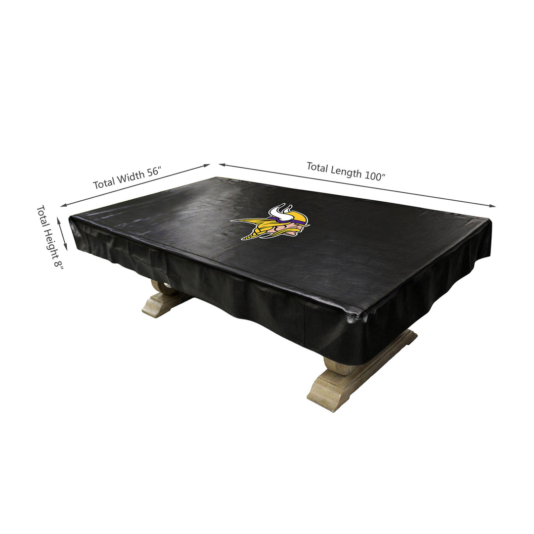 Minnesota Vikings 8' Deluxe Pool Table Cover