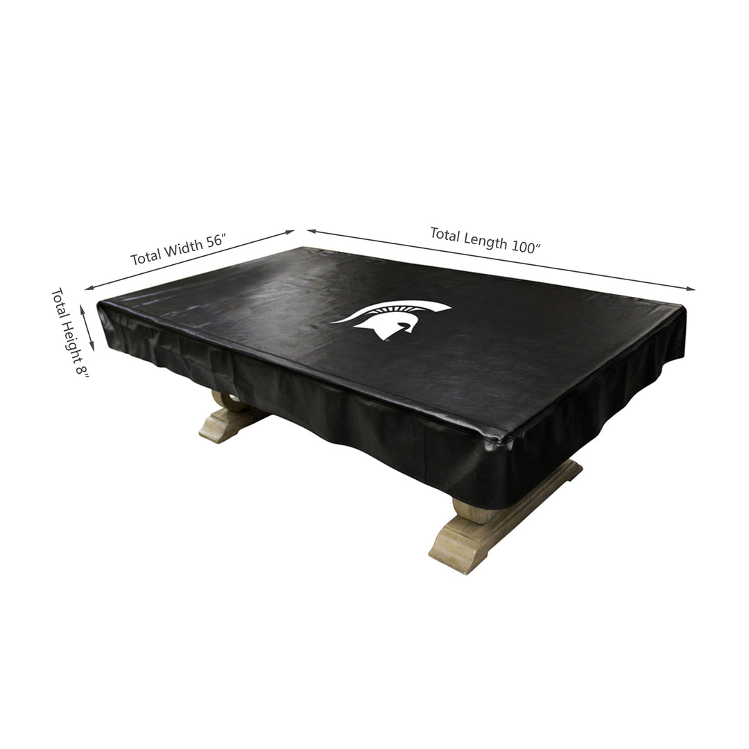 Michigan State 8' Deluxe Pool Table Cover