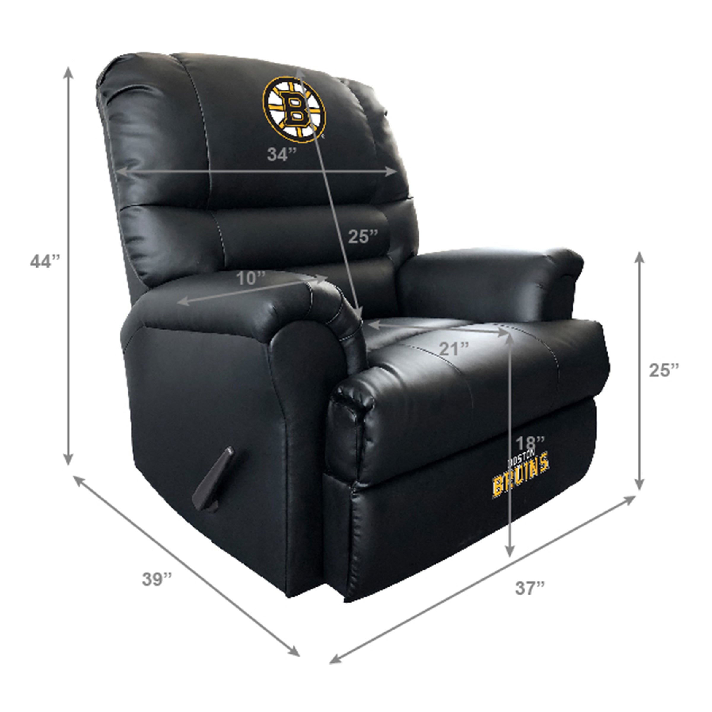 Boston Bruins Import Sports Recliner