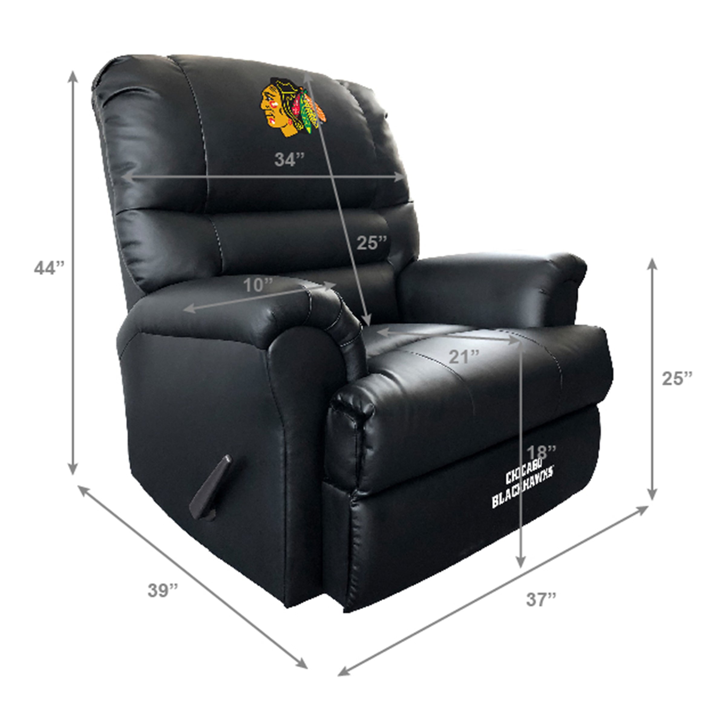 Chicago Blackhawks Import Sports Recliner