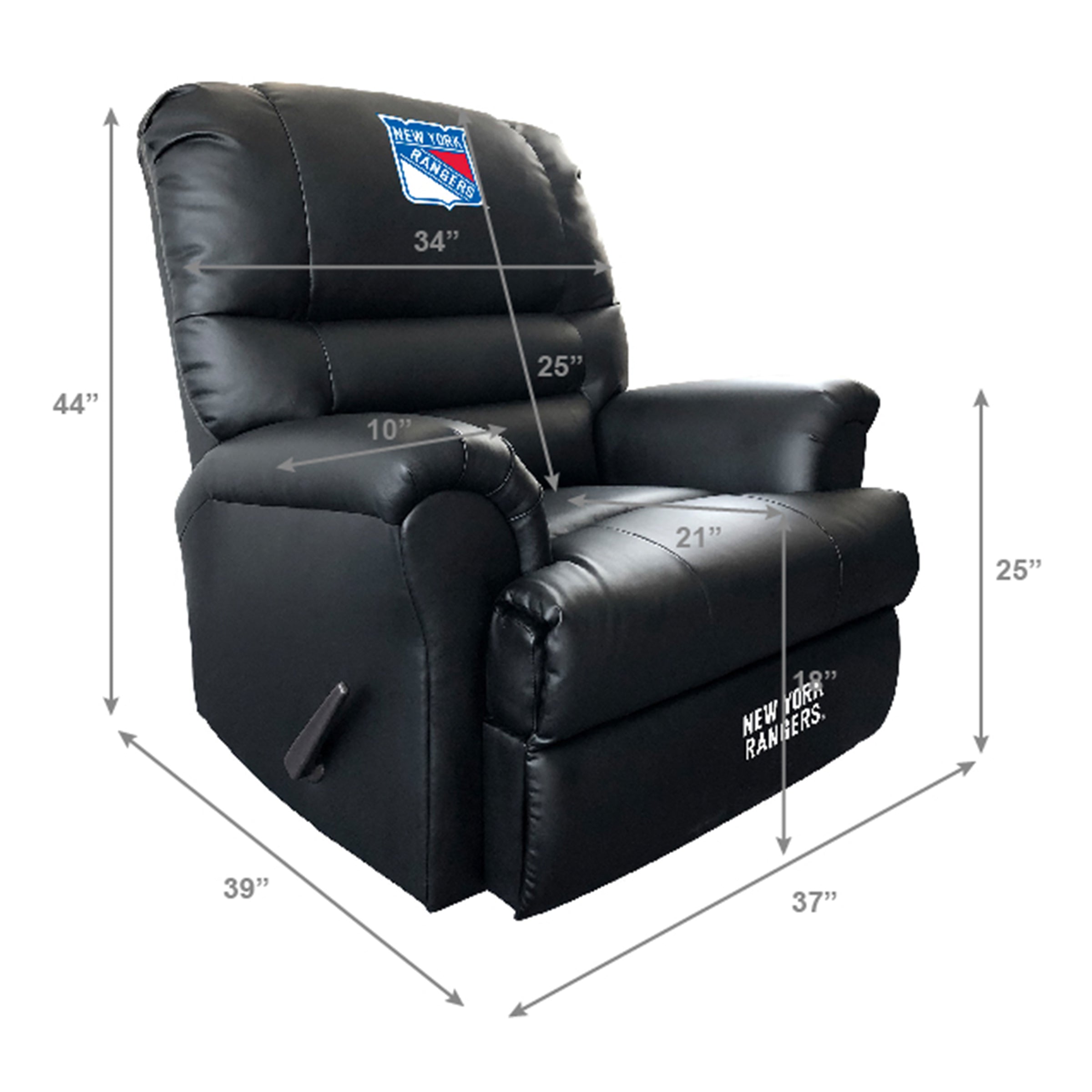 NY Rangers Import Sports Recliner