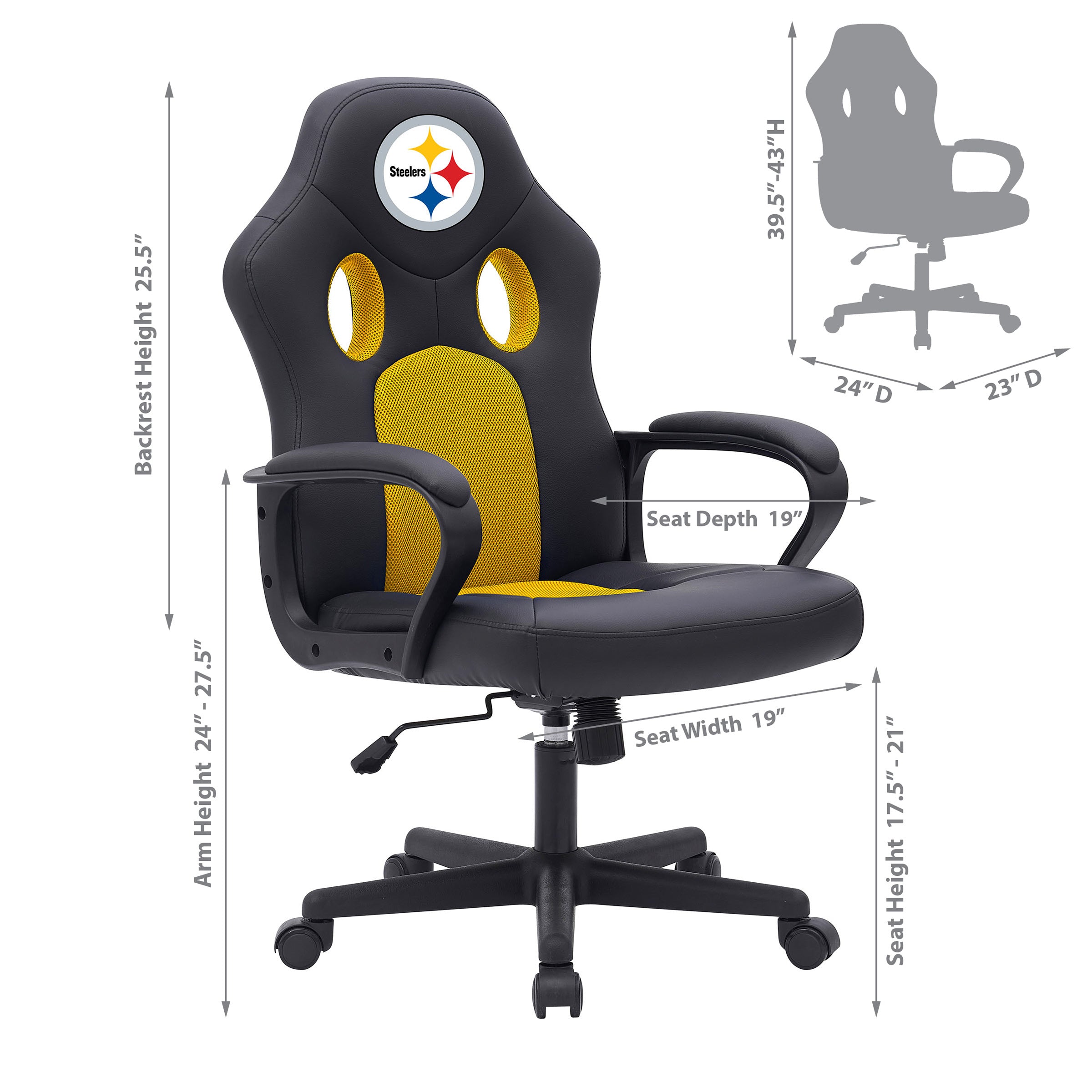 Pittsburgh Steelers Vision Game Chair