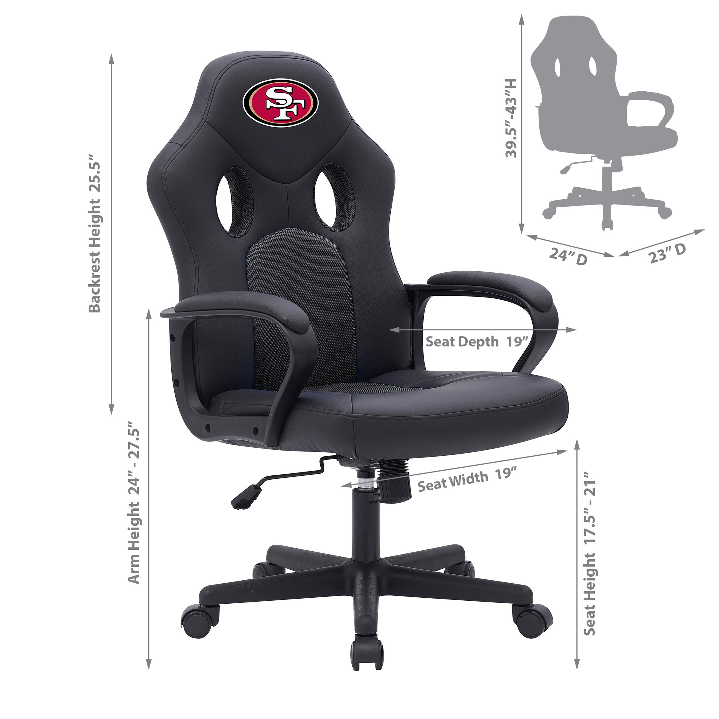 San Francisco 49ers Vision Game Chair