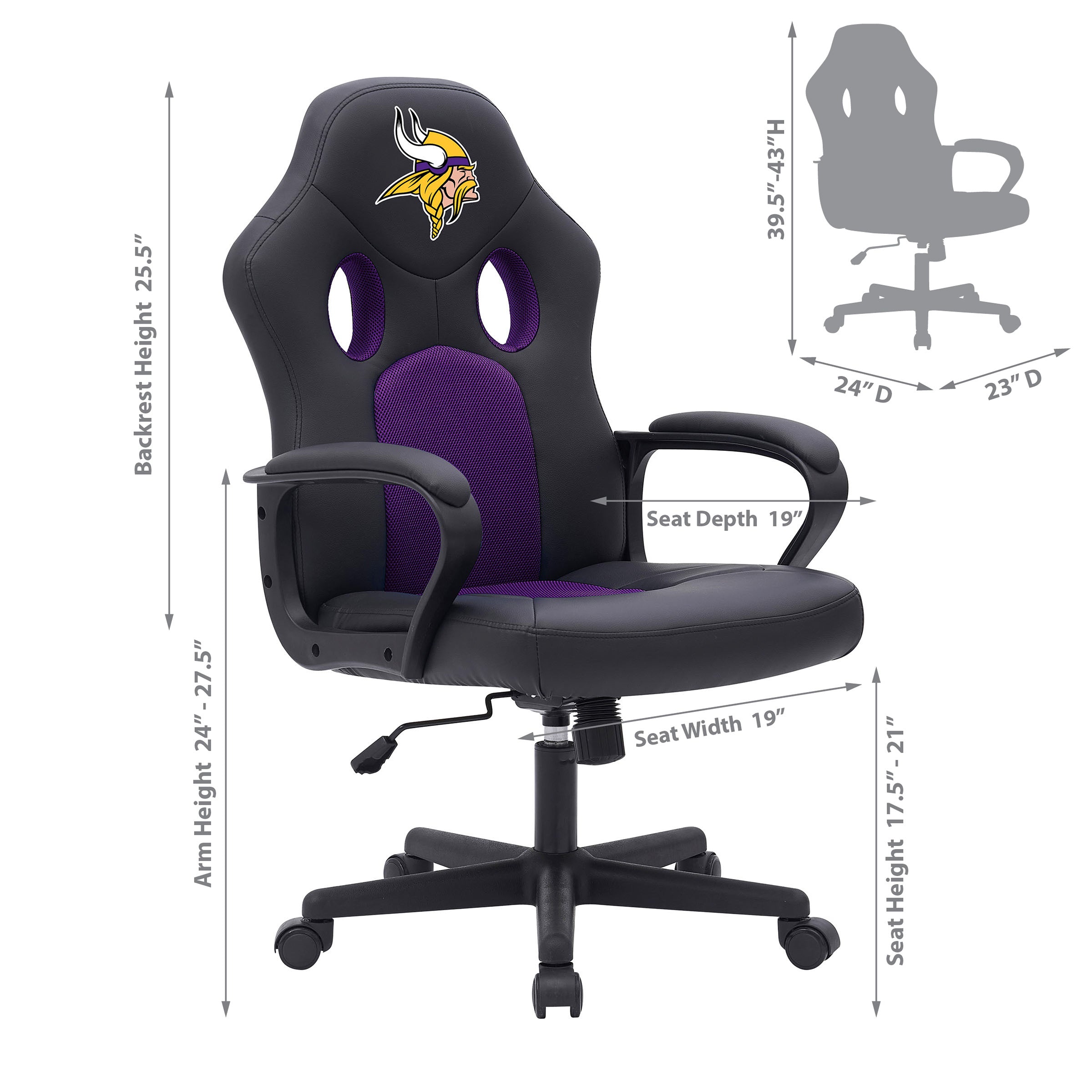 Minnesota Vikings Vision Game Chair