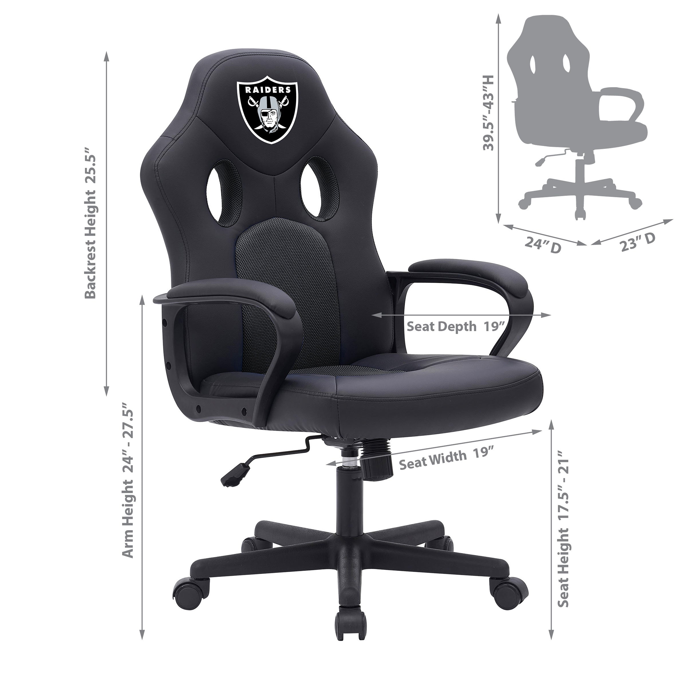 Las Vegas Raiders Vision Game Chair