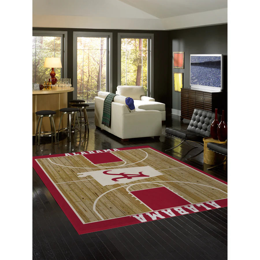 University Of Alabama 8x11 Courtside Rug