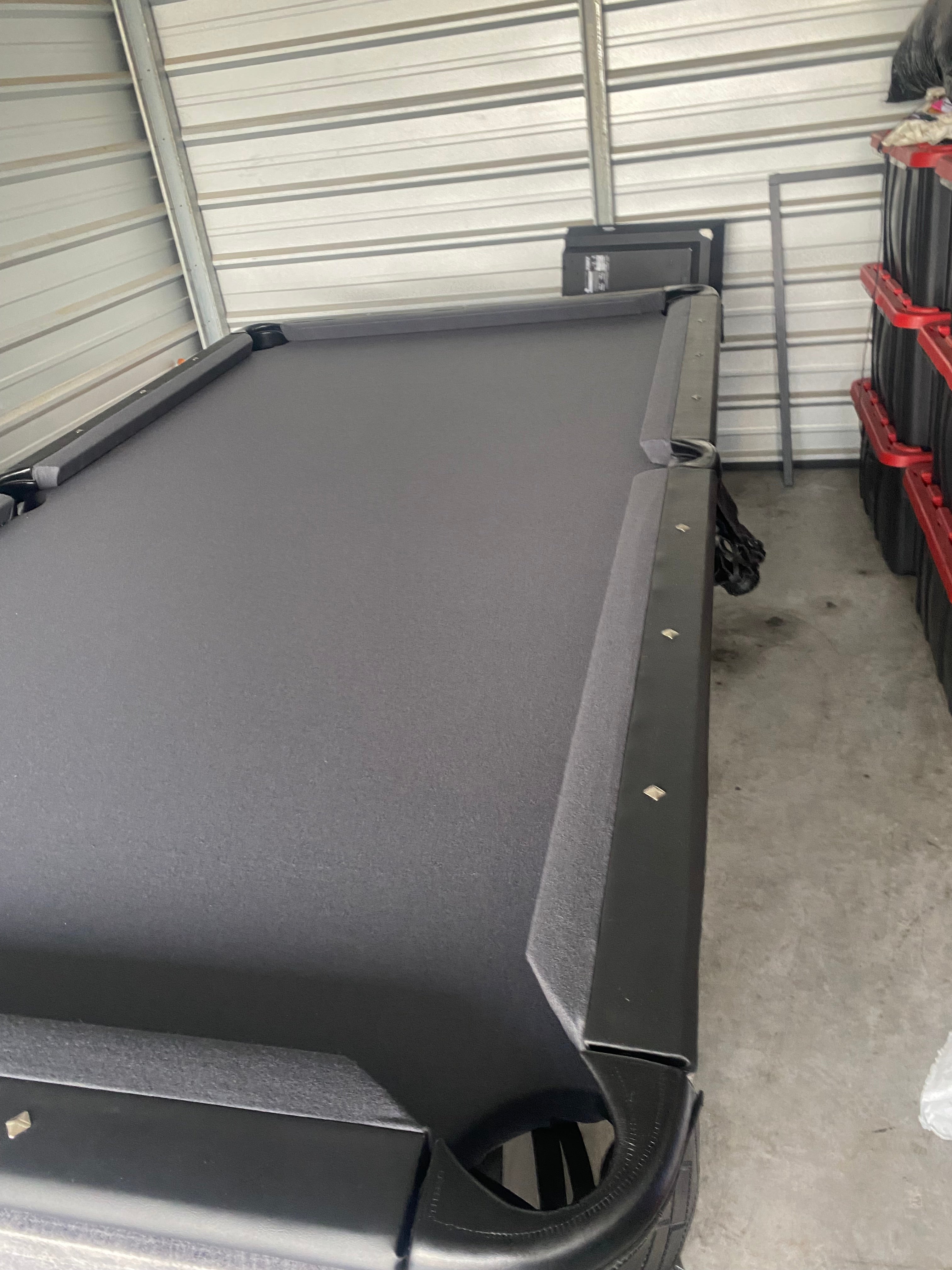 Black and Grey Custom Pool Table