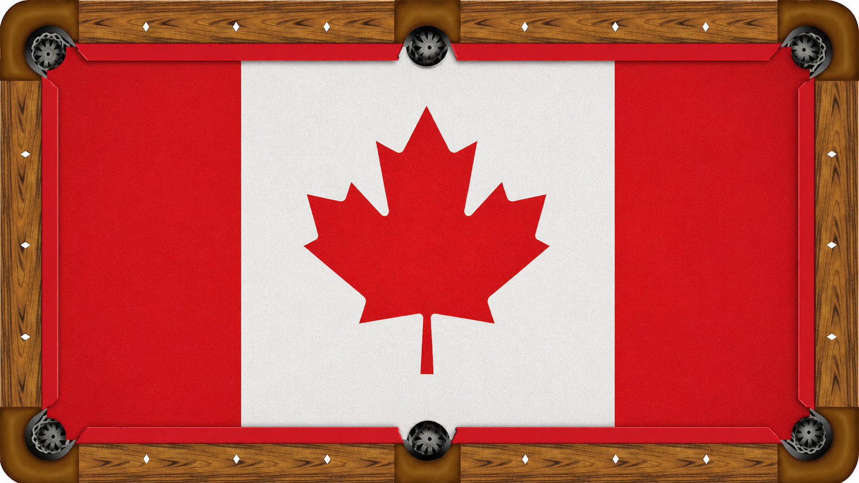 Canada Print Custom Pool Table Felt Any Design 7ft 8ft 9ft Billiard Cloth
