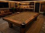 Leopard Print Custom Pool Table Felt Any Design 7ft 8ft 9ft Billiard Cloth