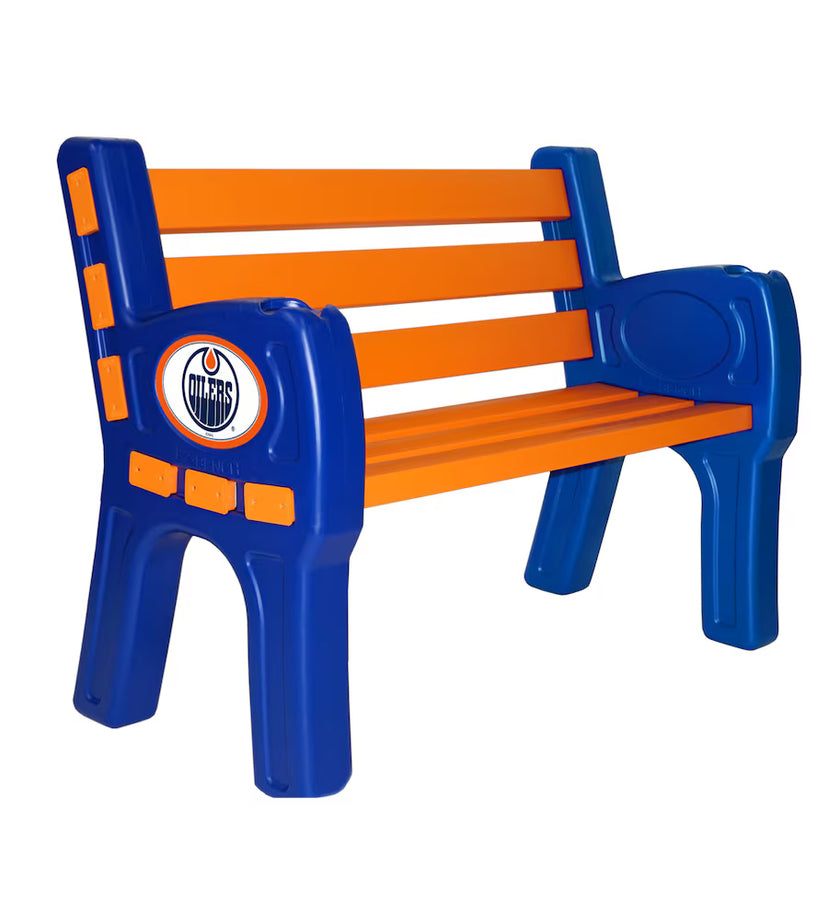 Edmonton Oilers Outdoor Bench