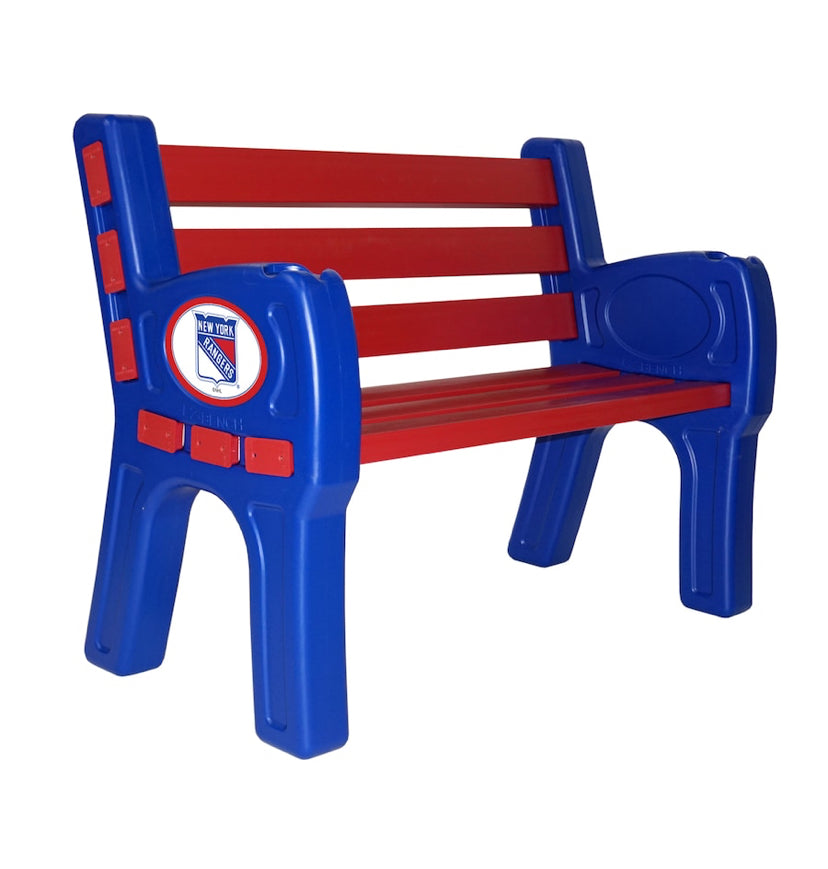 New York Rangers Outdoor Bench