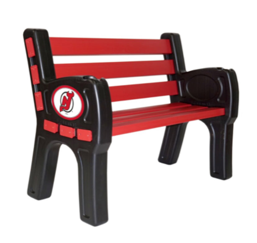 New Jersey Devils Outdoor Bench