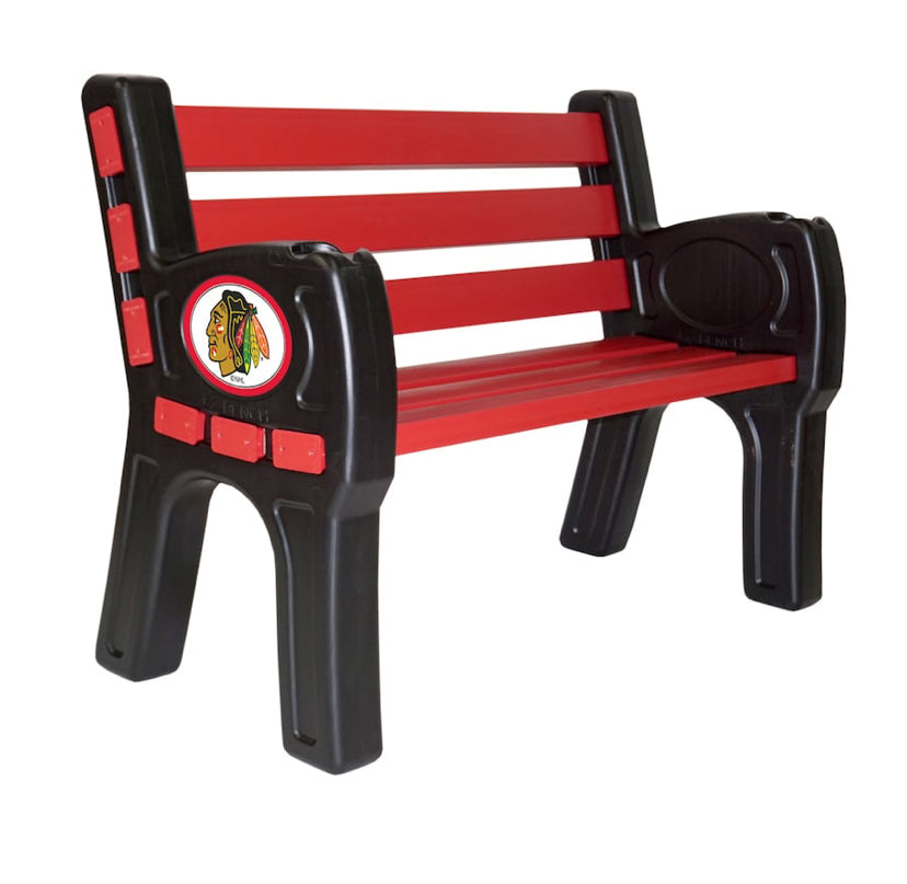 Chicago Blackhawks Outdoor Bench