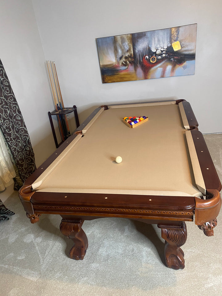 8ft Wooden Pool Table