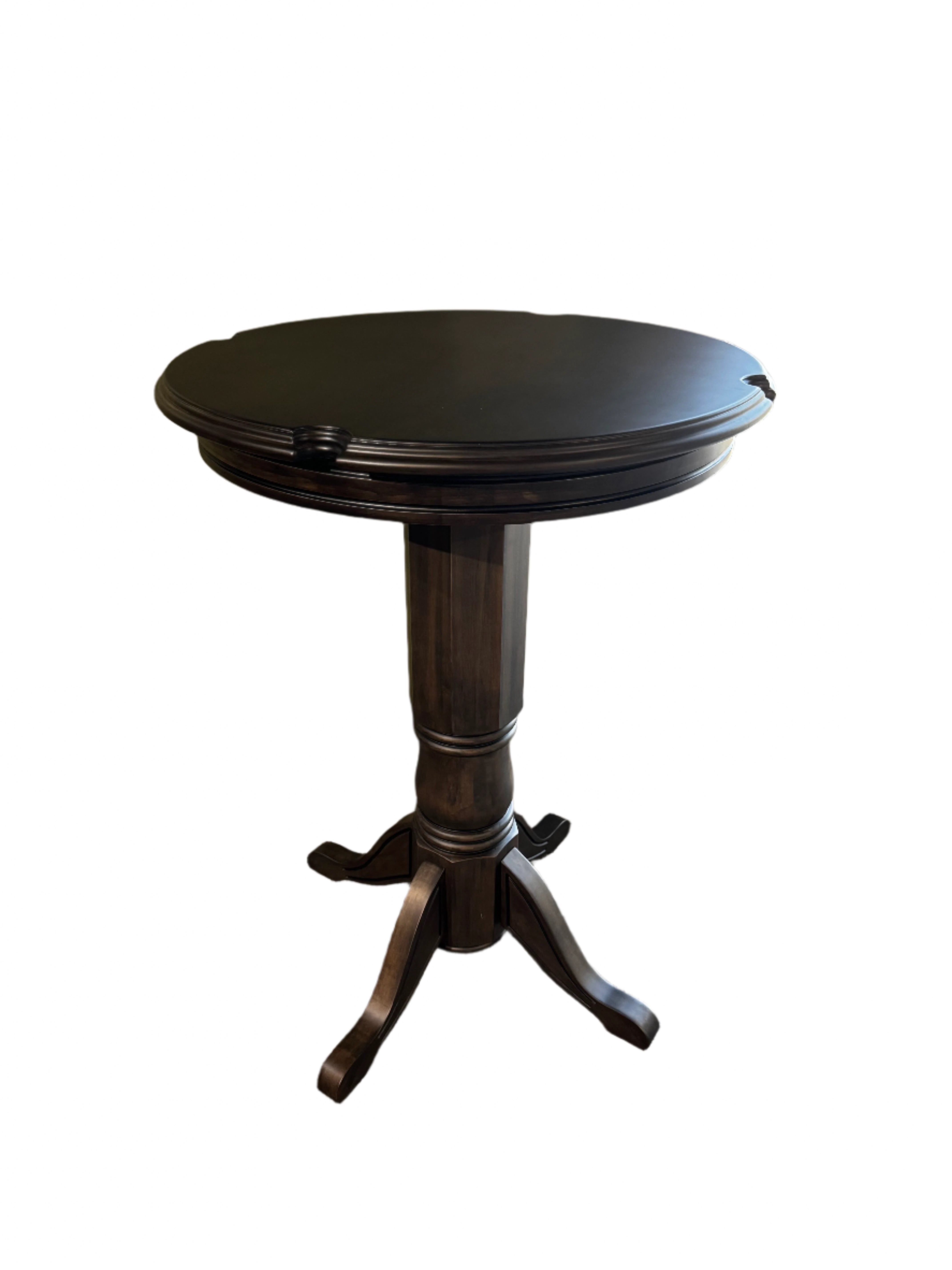 Spencer Marston Round Pub Table - Smoked Walnut