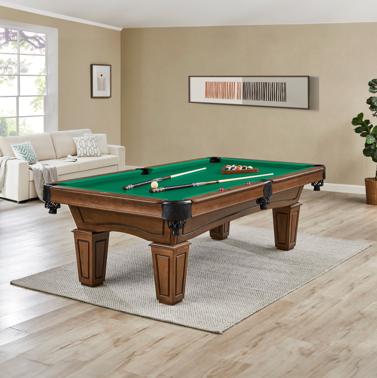 The Resolute 8ft, Whiskey with Tapered Box Legs