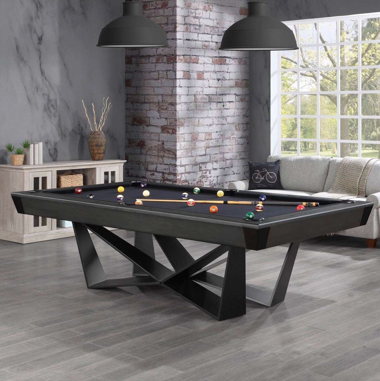 Alton 8' Pool Table Smoke