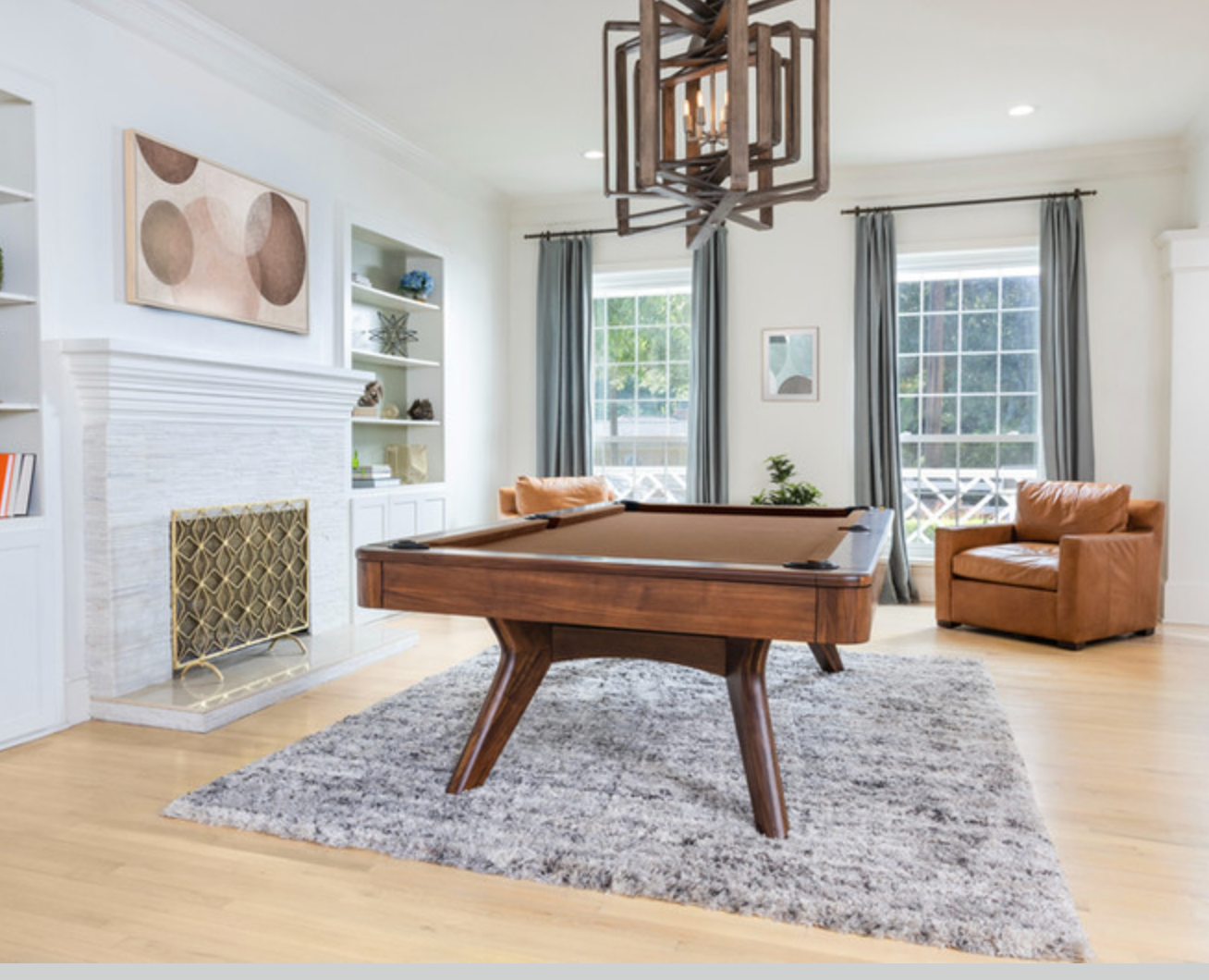 Brevik 8' Pool Table Coffee