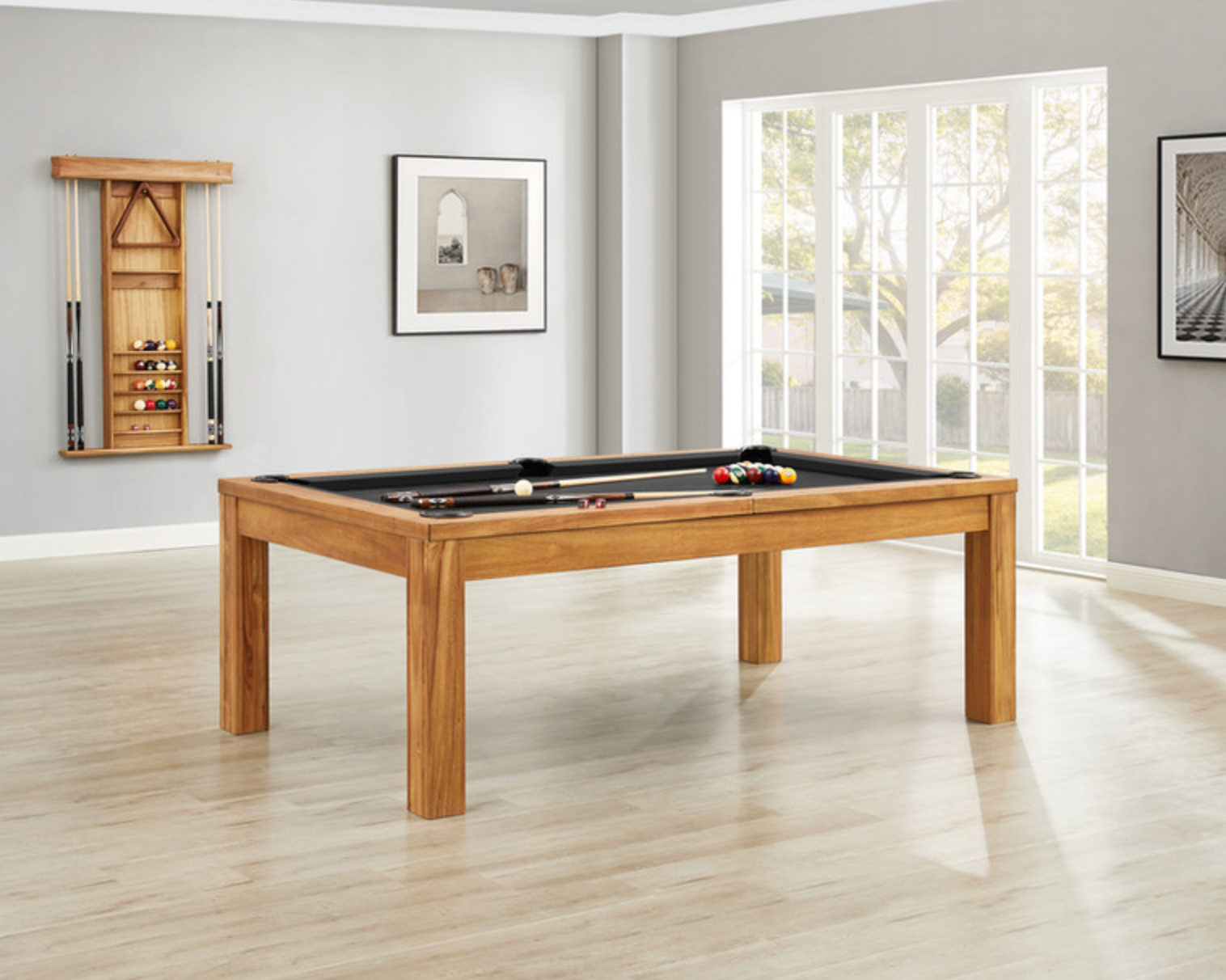 Penelope II 8' Pool Table in Acacia