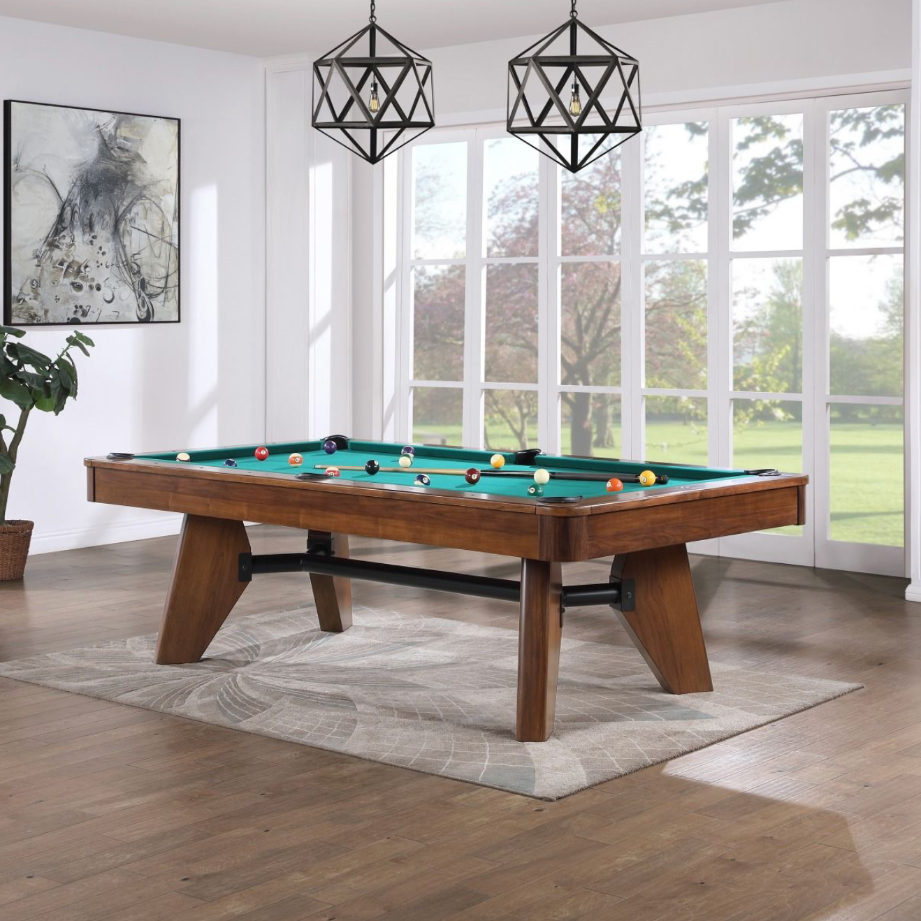 Cooper 8' Pool Table in Walnut