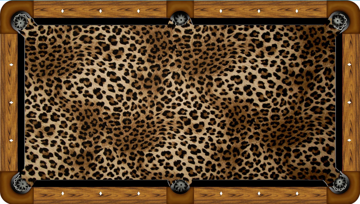Cheetah Print Custom Pool Table Felt Any Design 7ft 8ft 9ft Billiard Cloth