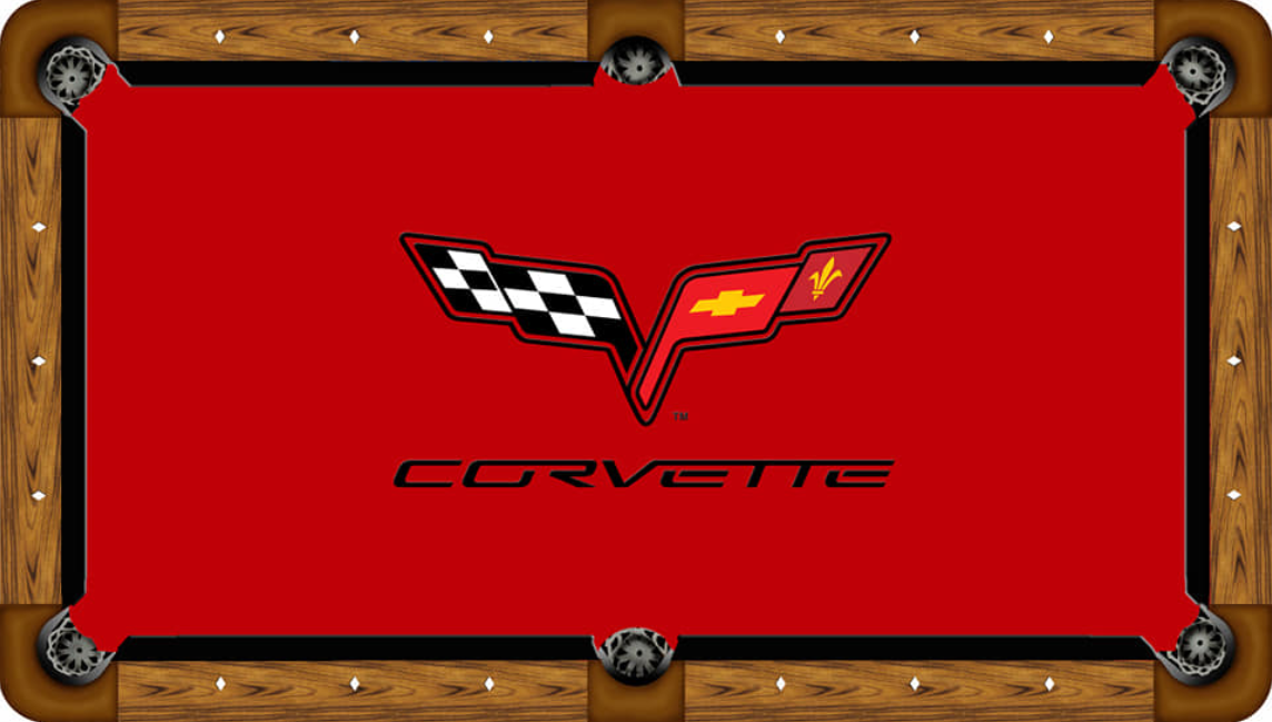 Corvette 2 Custom Pool Table Felt