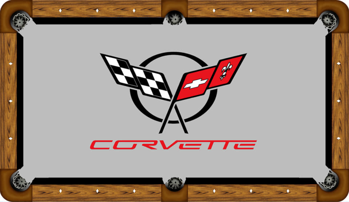 Corvette 3 Custom Pool Table Felt