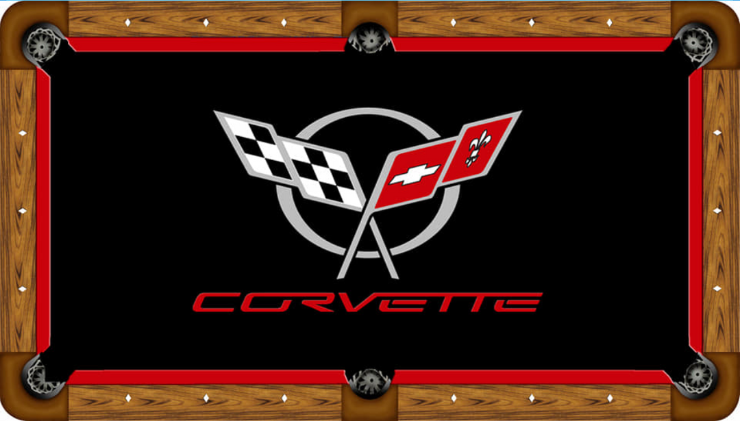Corvette 6 Custom Pool Table Felt
