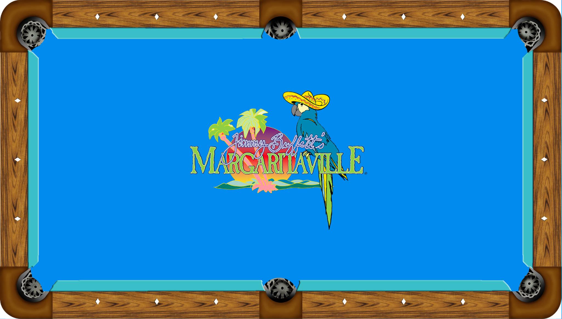 Margaritaville Custom Pool Table Felt