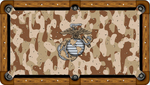Marine Fatigue Custom Pool Table Felt Any Design 7ft 8ft 9ft Billiard Cloth